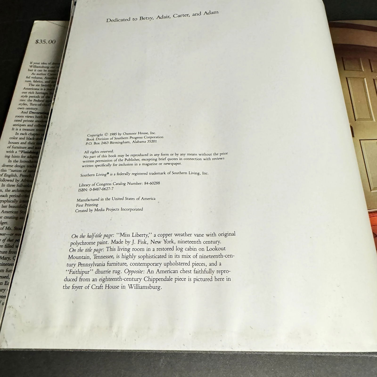 1980's "Decorating With Americana" Hardback Book - 5