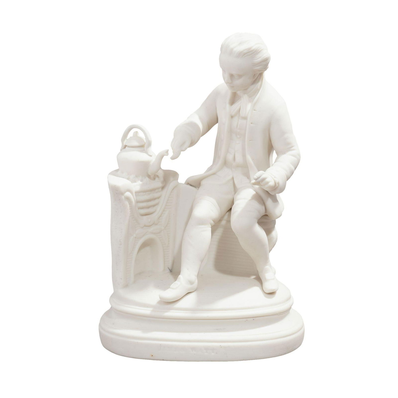 Parian Figurine of James Watt by Copeland & Garrett, C. 1840 - 10