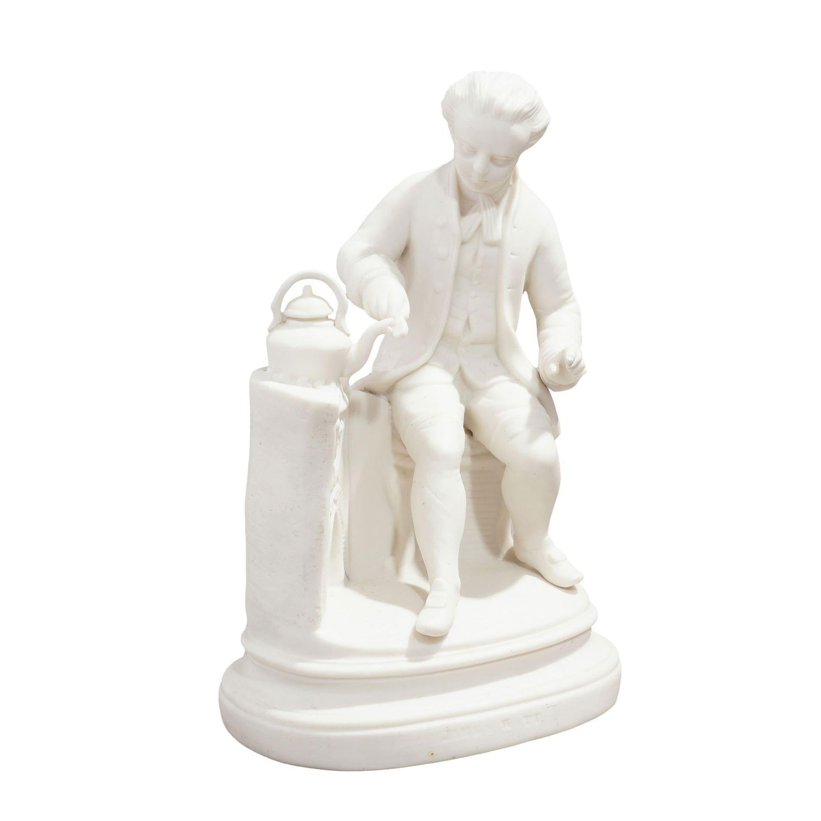 Parian Figurine of James Watt by Copeland & Garrett, C. 1840 - 9