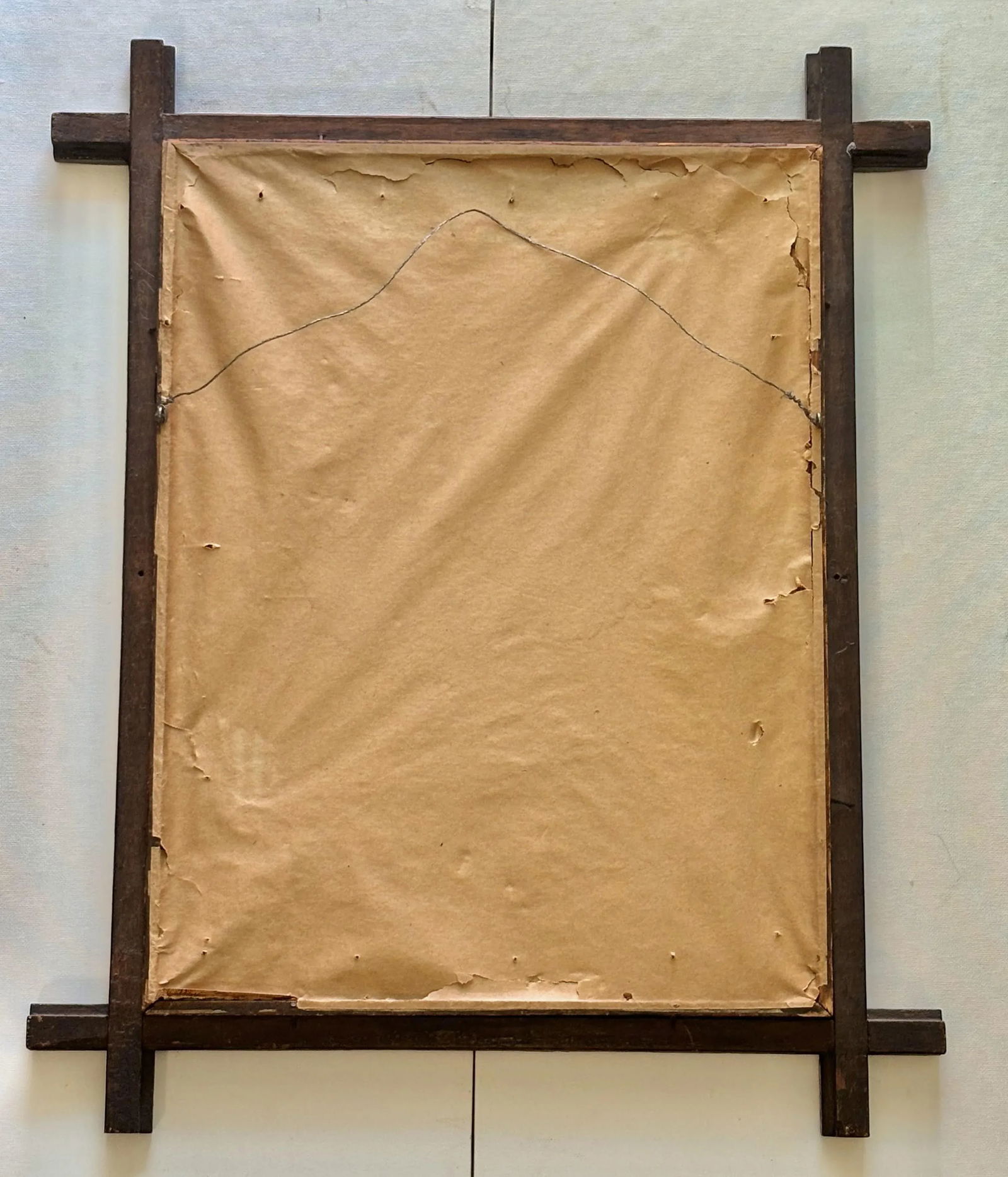 Currier & Ives "Little Brothers" Lithograph, 1875, Framed - 3