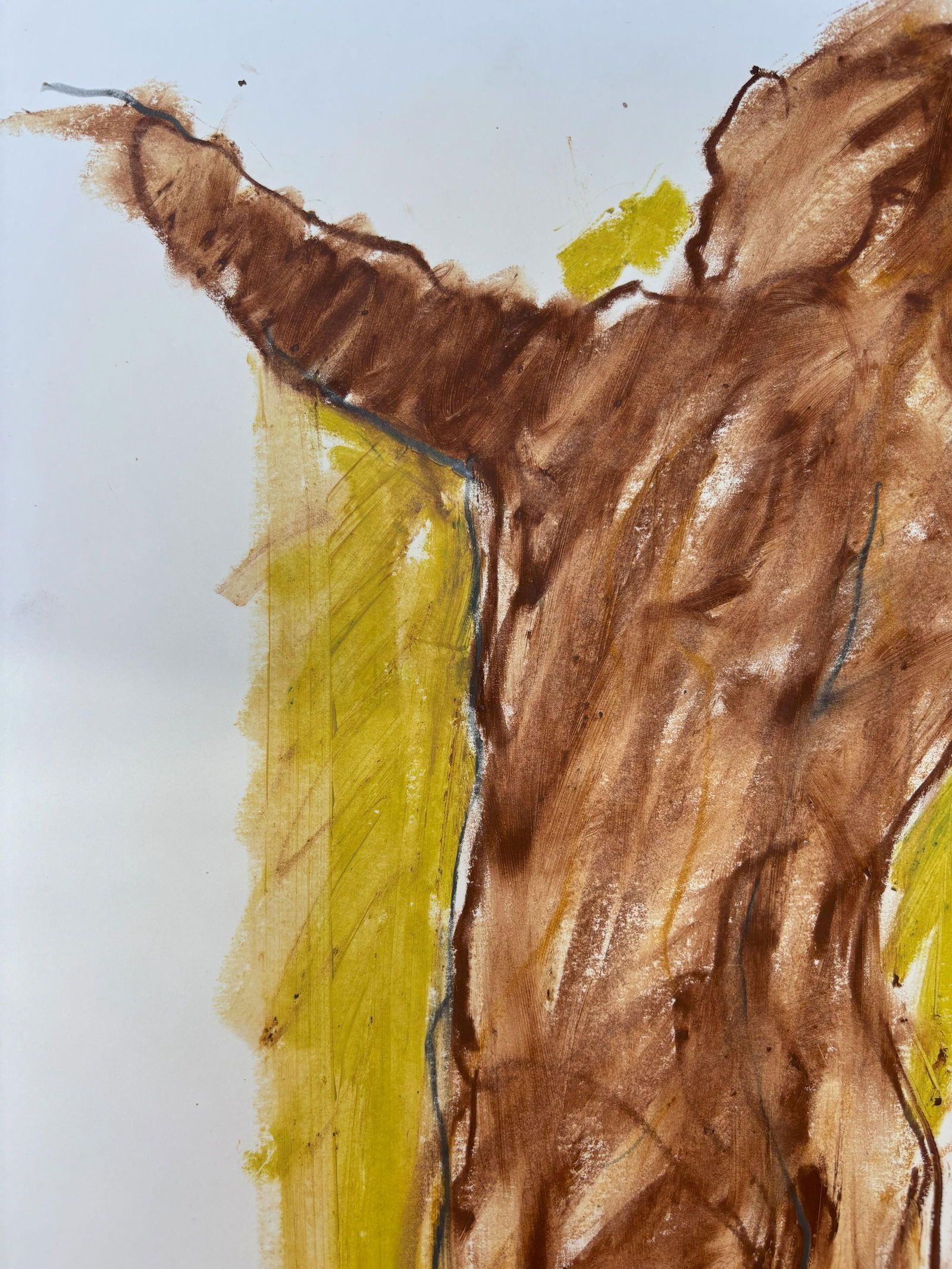 Late 20th Century Jack Meanwell Figural Nude, Oil Pastel - 4