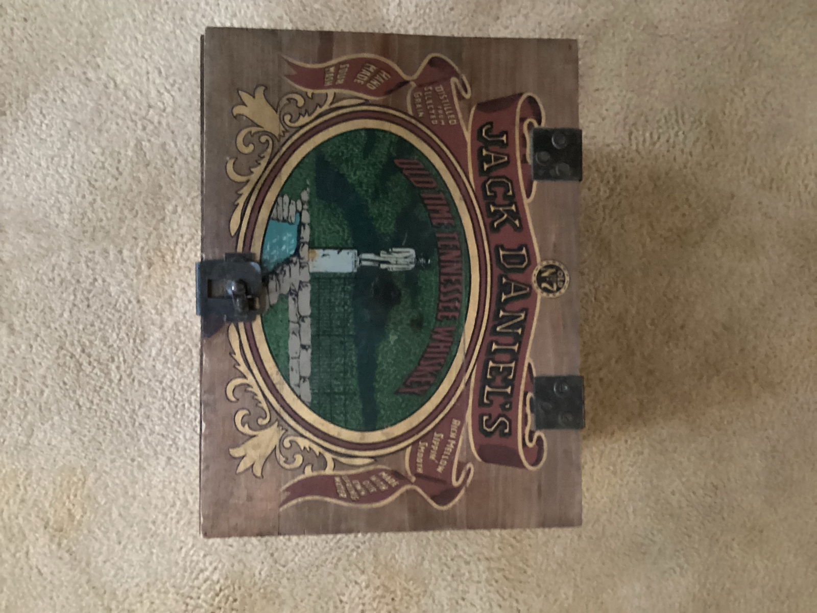 1960s Jack Daniel's Vintage Wooden Box Whiskey Crate - 10