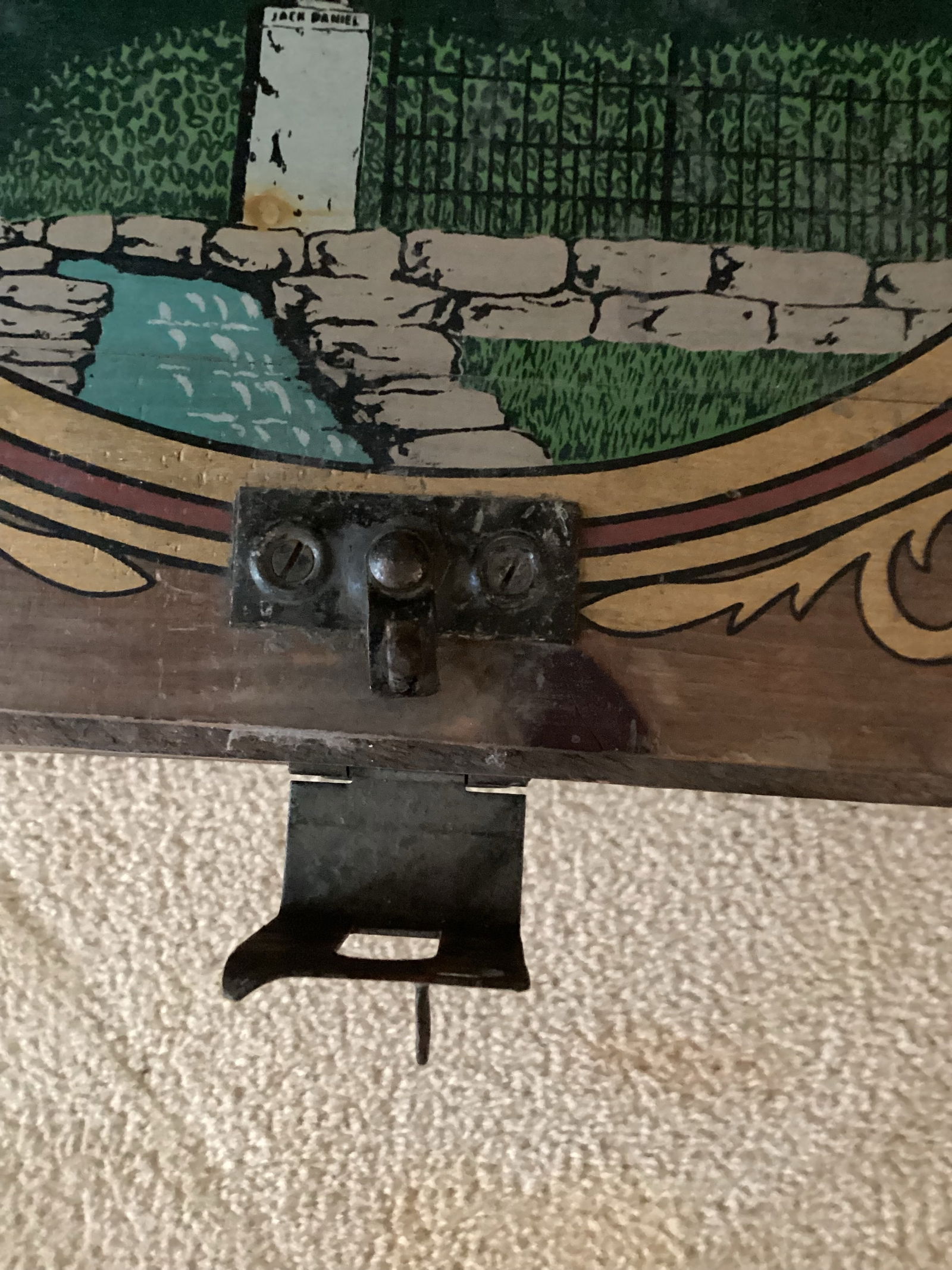 1960s Jack Daniel's Vintage Wooden Box Whiskey Crate - 3