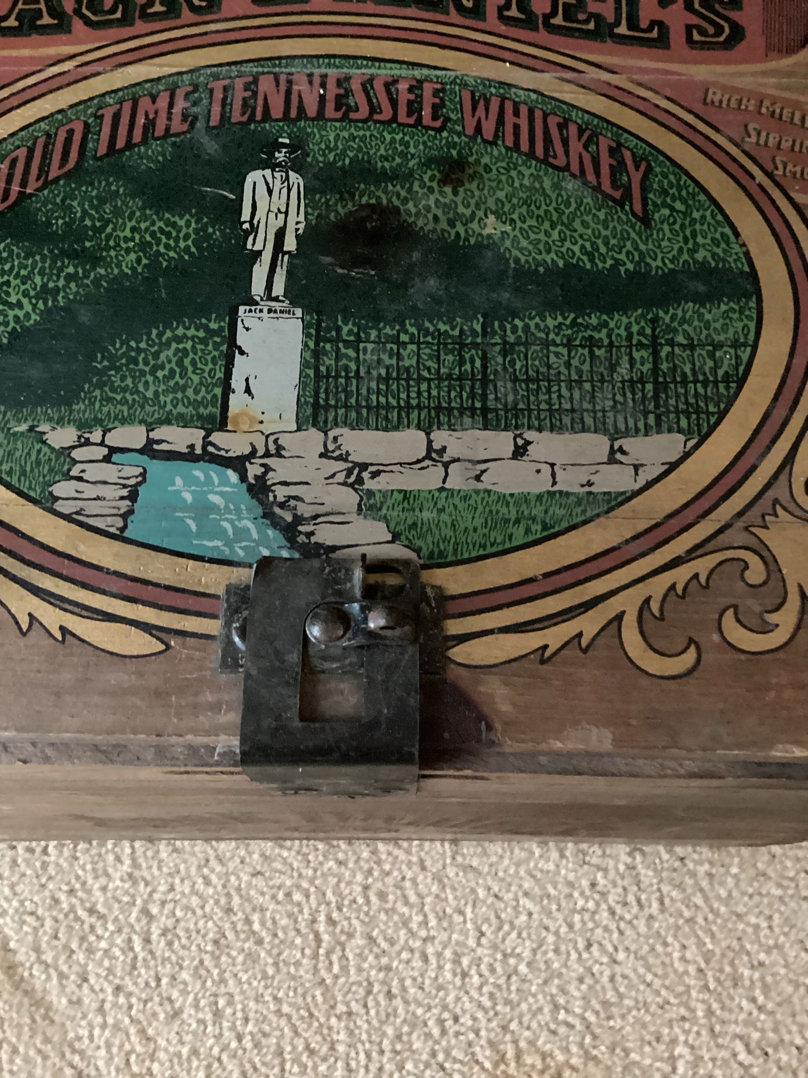 1960s Jack Daniel's Vintage Wooden Box Whiskey Crate - 4