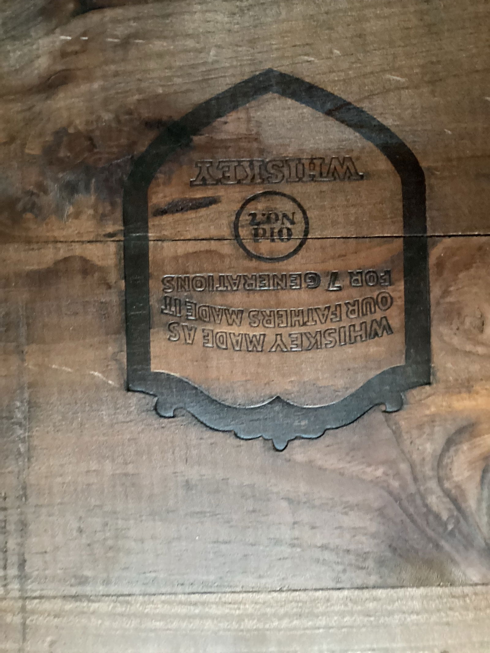 1960s Jack Daniel's Vintage Wooden Box Whiskey Crate - 5