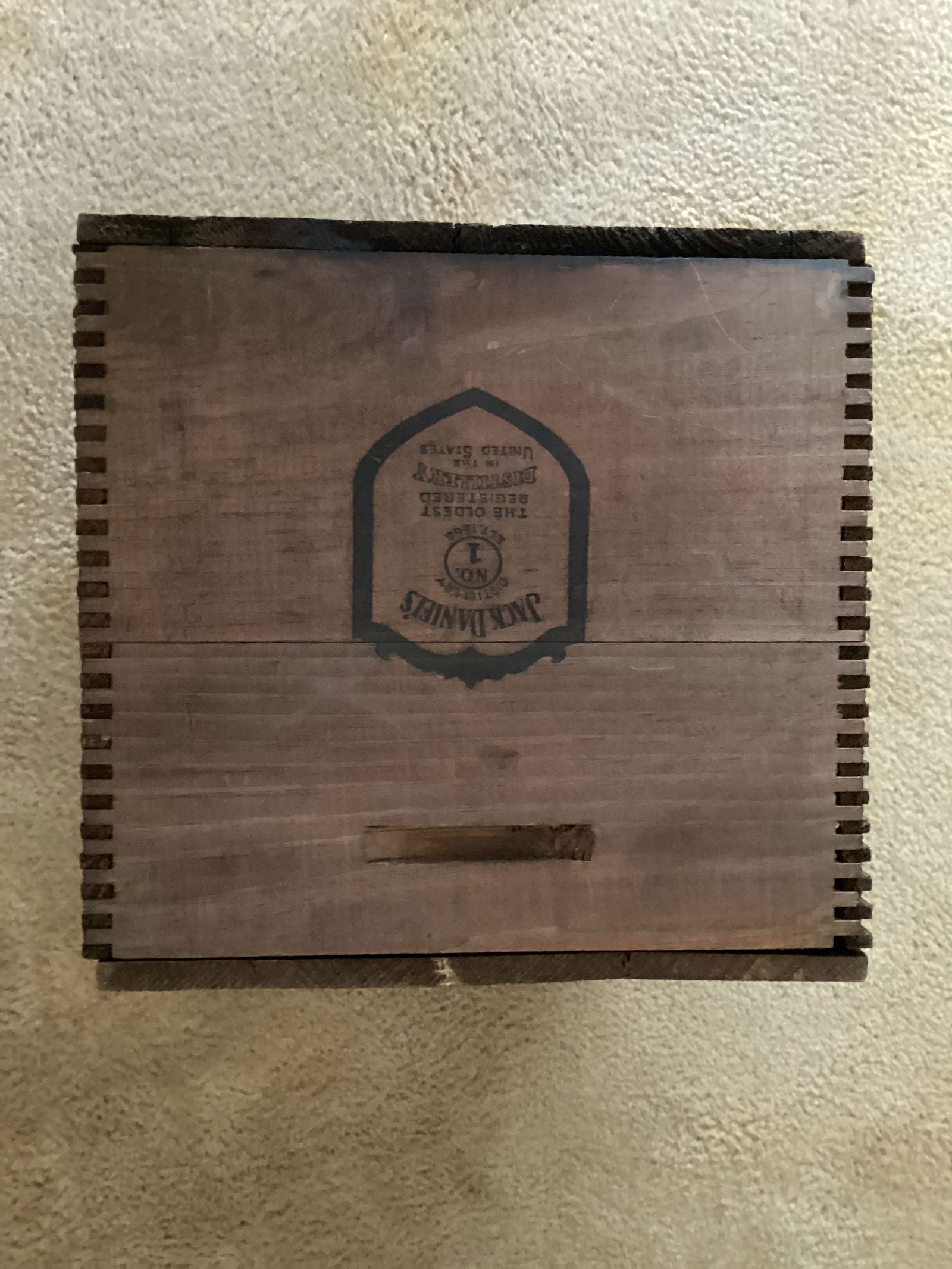 1960s Jack Daniel's Vintage Wooden Box Whiskey Crate - 8