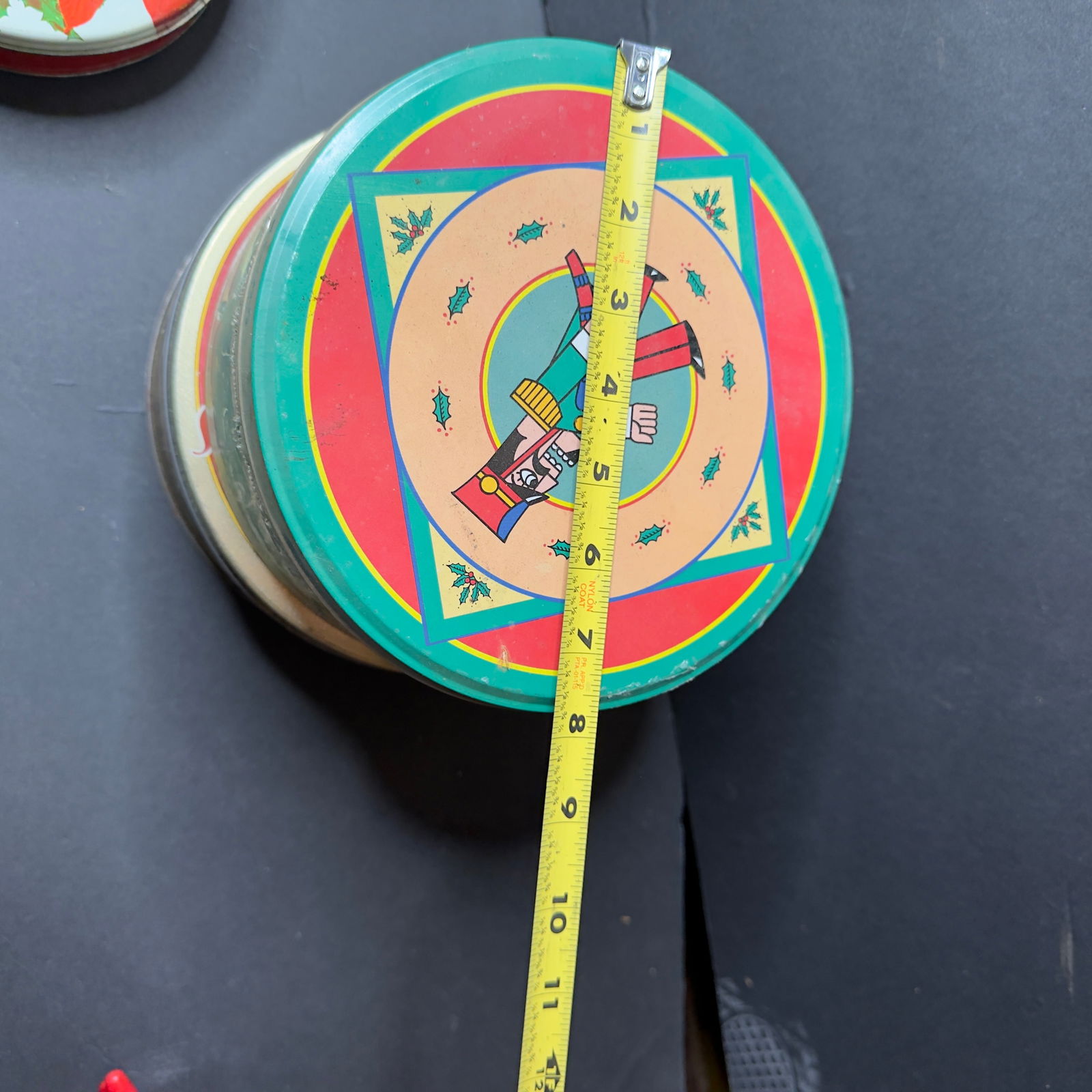 1990s Mismatched Christmas Tins- Set of 3 - 7