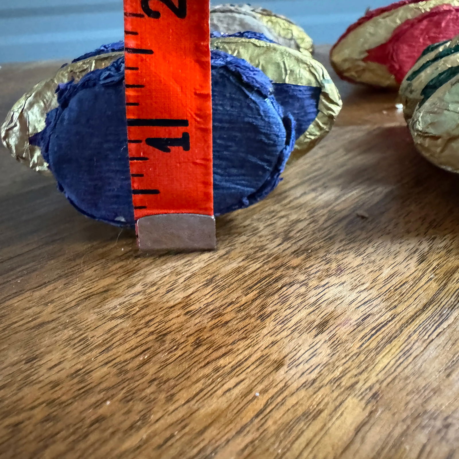 1980s Paper Mache Christmas Tree Ornaments-Set of 4 - 9