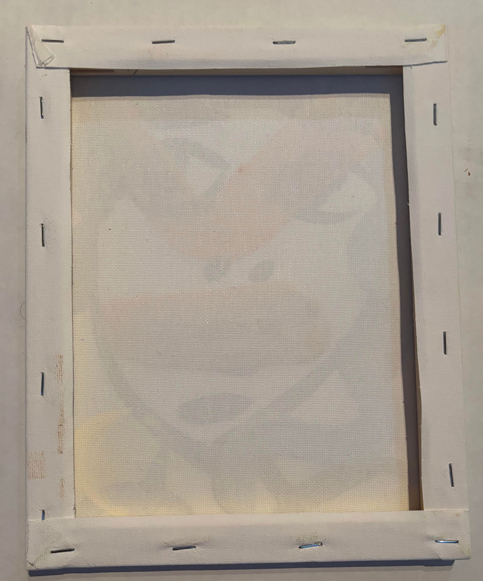 Abstract Geometric Portrait Painting on Canvas, Peter Keil - 2