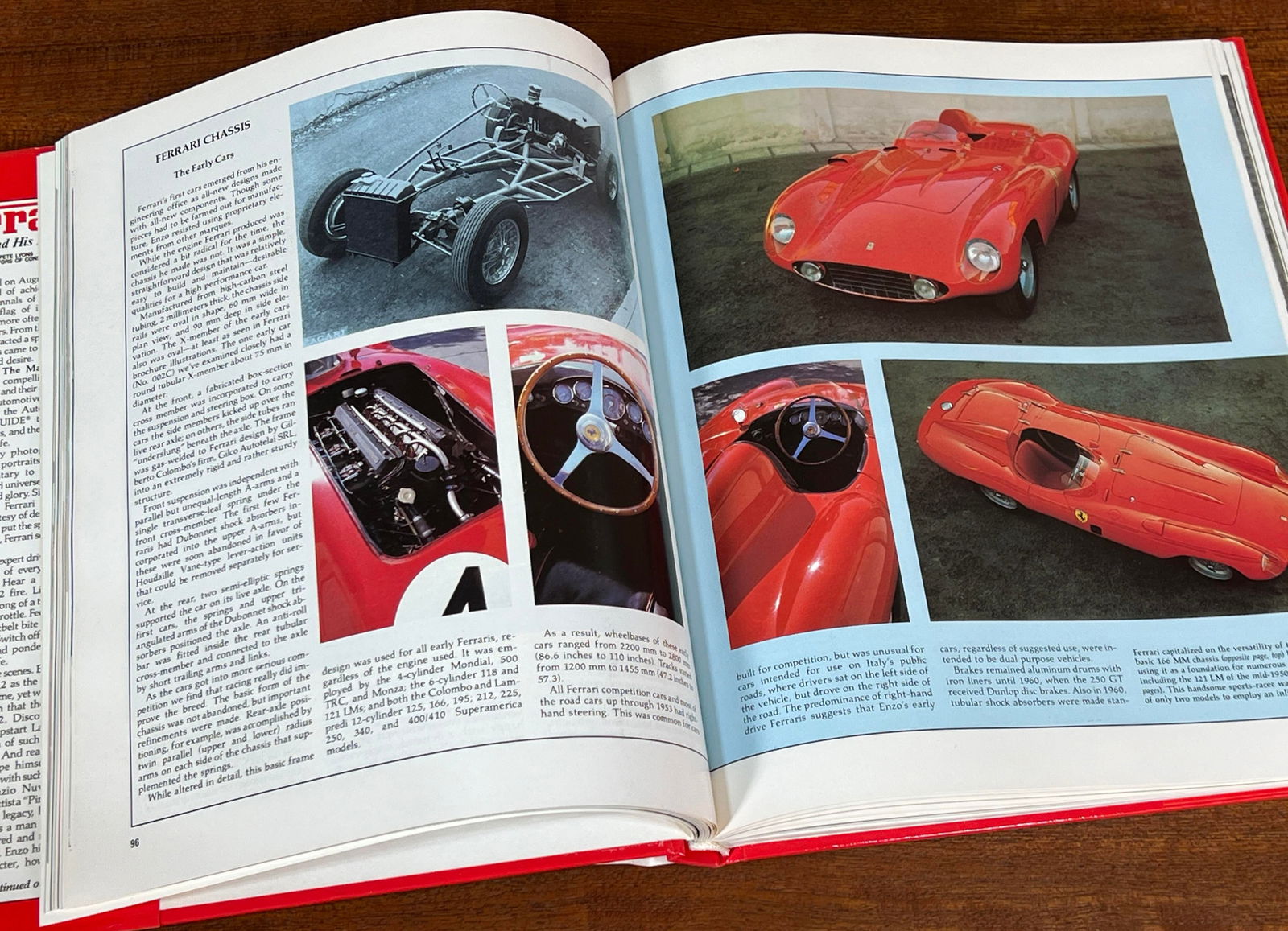 Vintage Ferrari Sports Car Coffee Table Book - 2