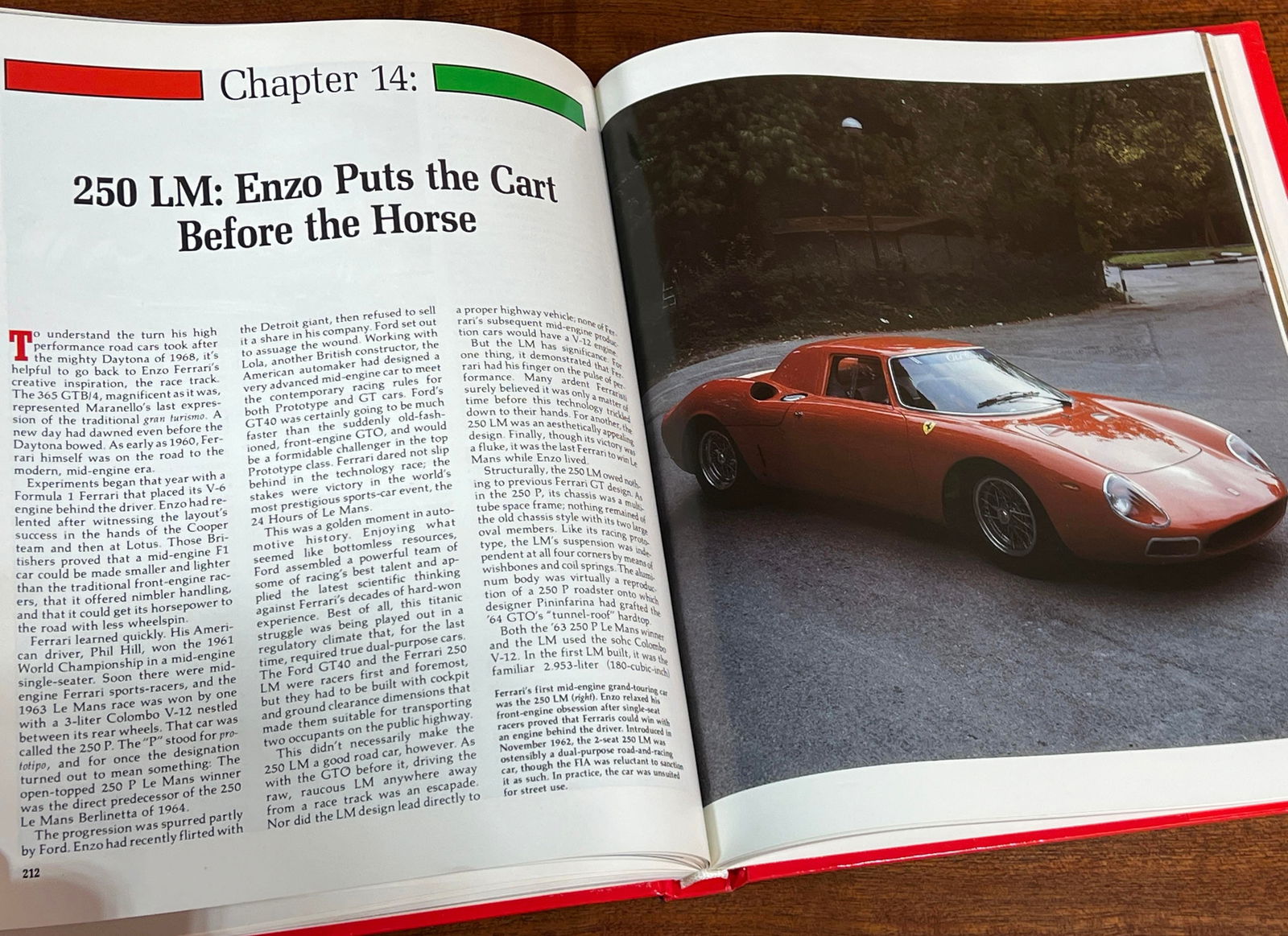 Vintage Ferrari Sports Car Coffee Table Book - 4