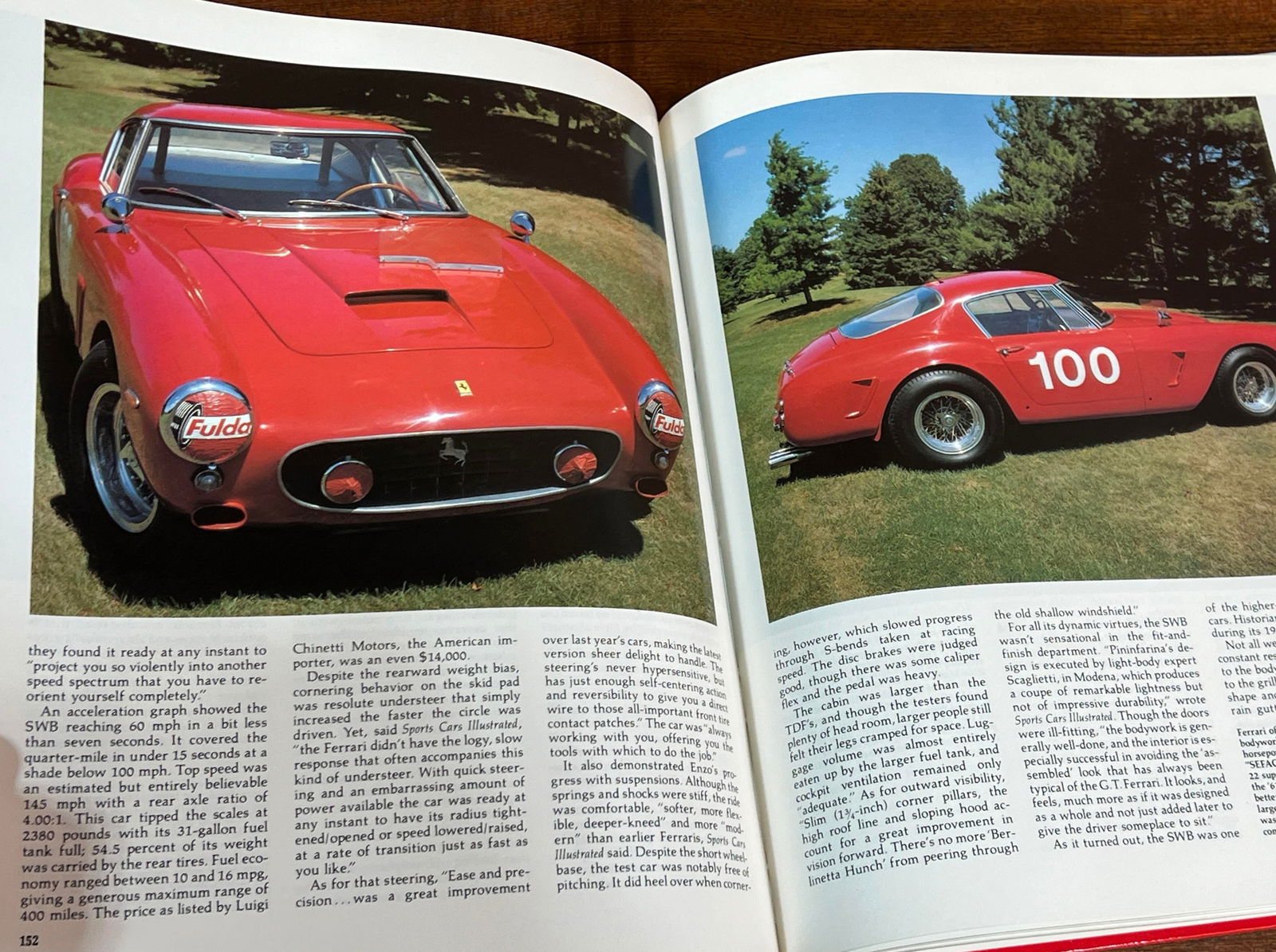 Vintage Ferrari Sports Car Coffee Table Book - 5