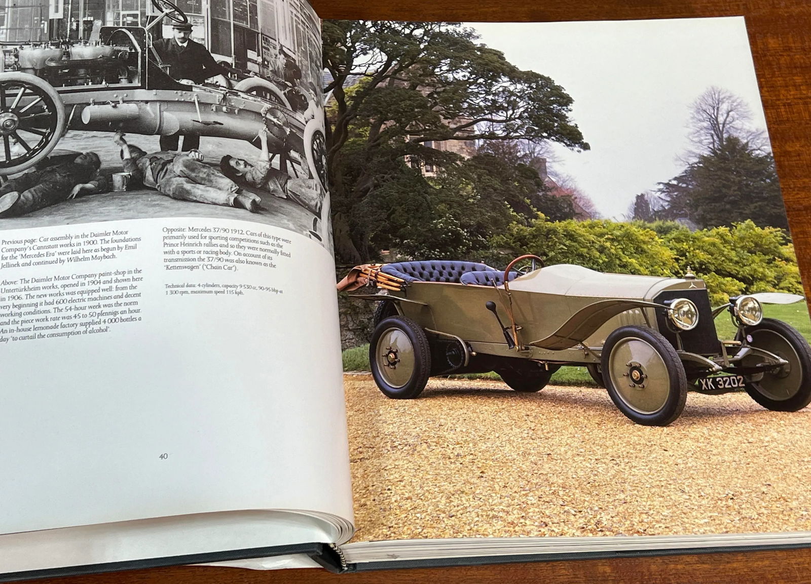 Vintage Mercedes Benz Portrait of a Legend Coffee Table Book - 5