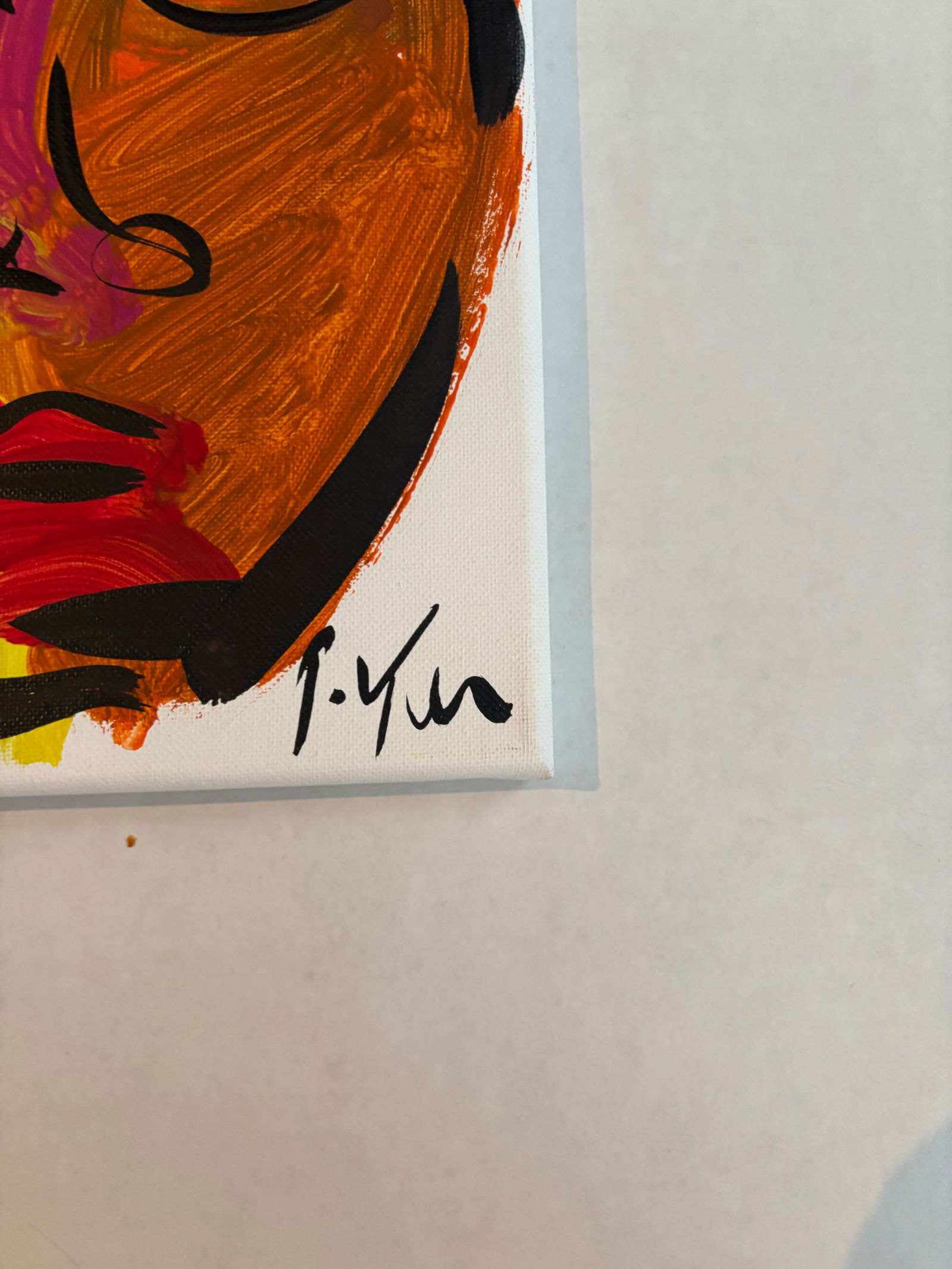 Peter Keil Abstract Portrait Painting on Canvas - 3