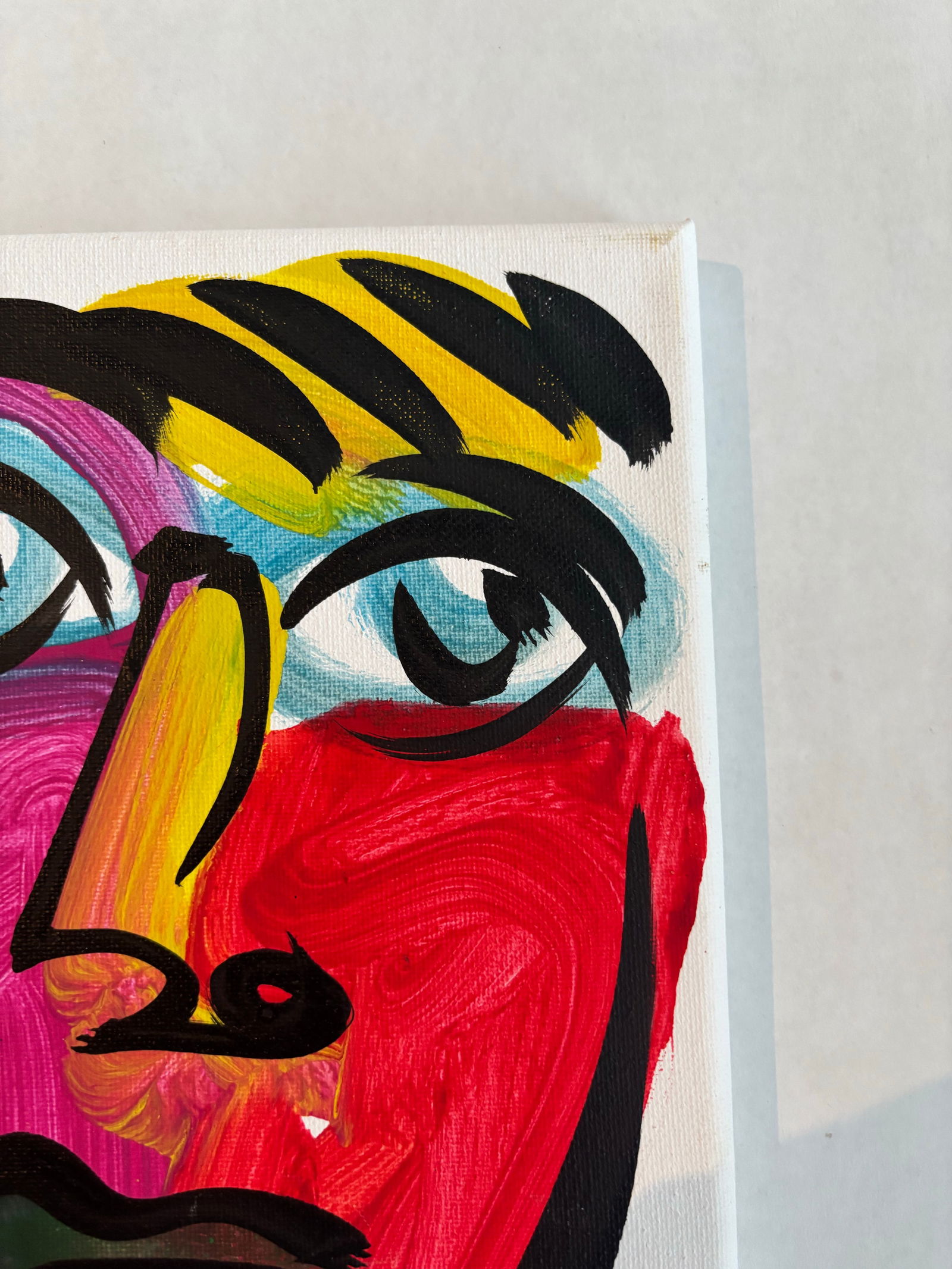 Peter Keil Abstract Portrait Painting on Canvas - 3