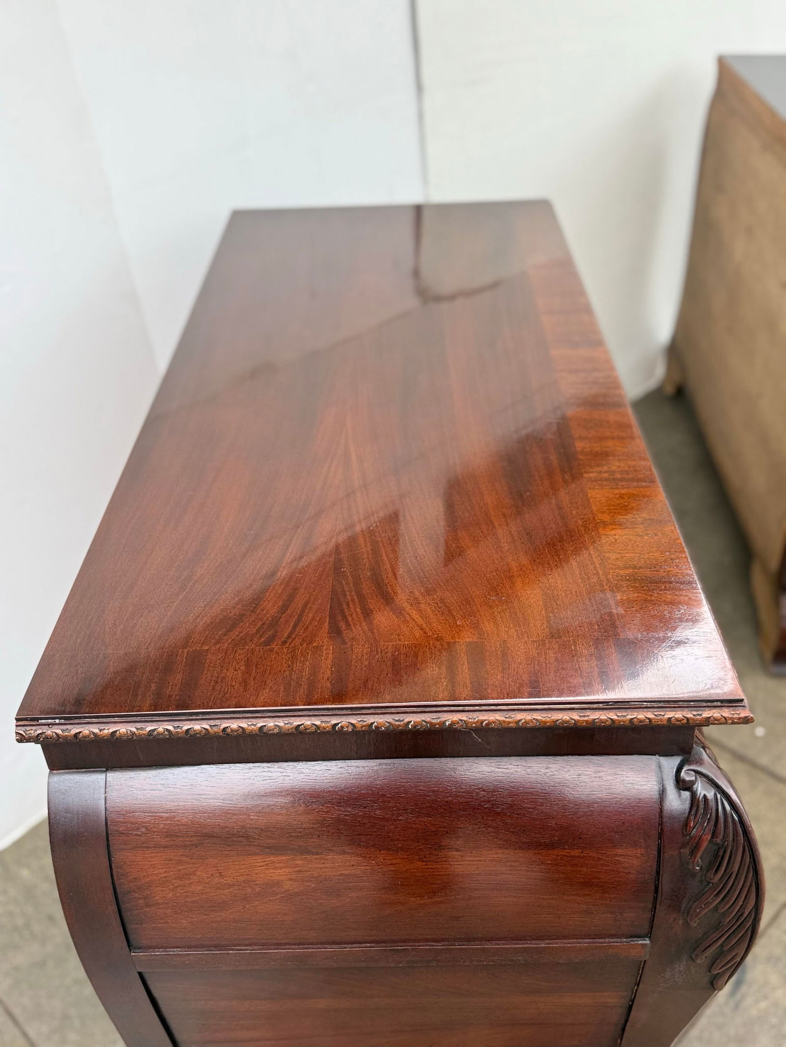 Century Furniture Mohogany Bombe Commode / Dresser, Pair - 10