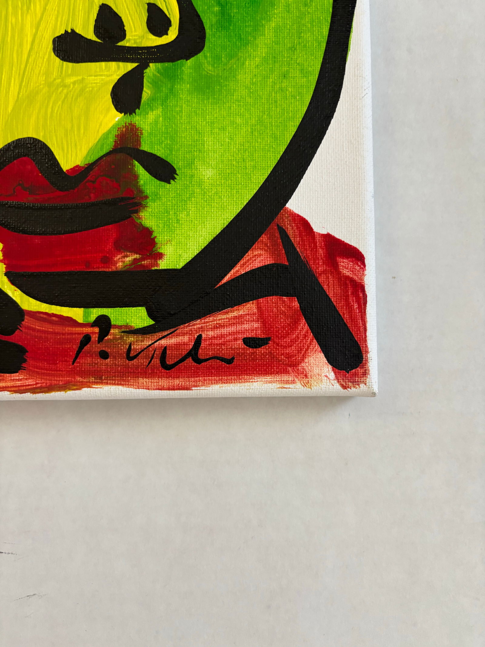 Peter Keil Abstract Portrait Painting on Canvas - 3