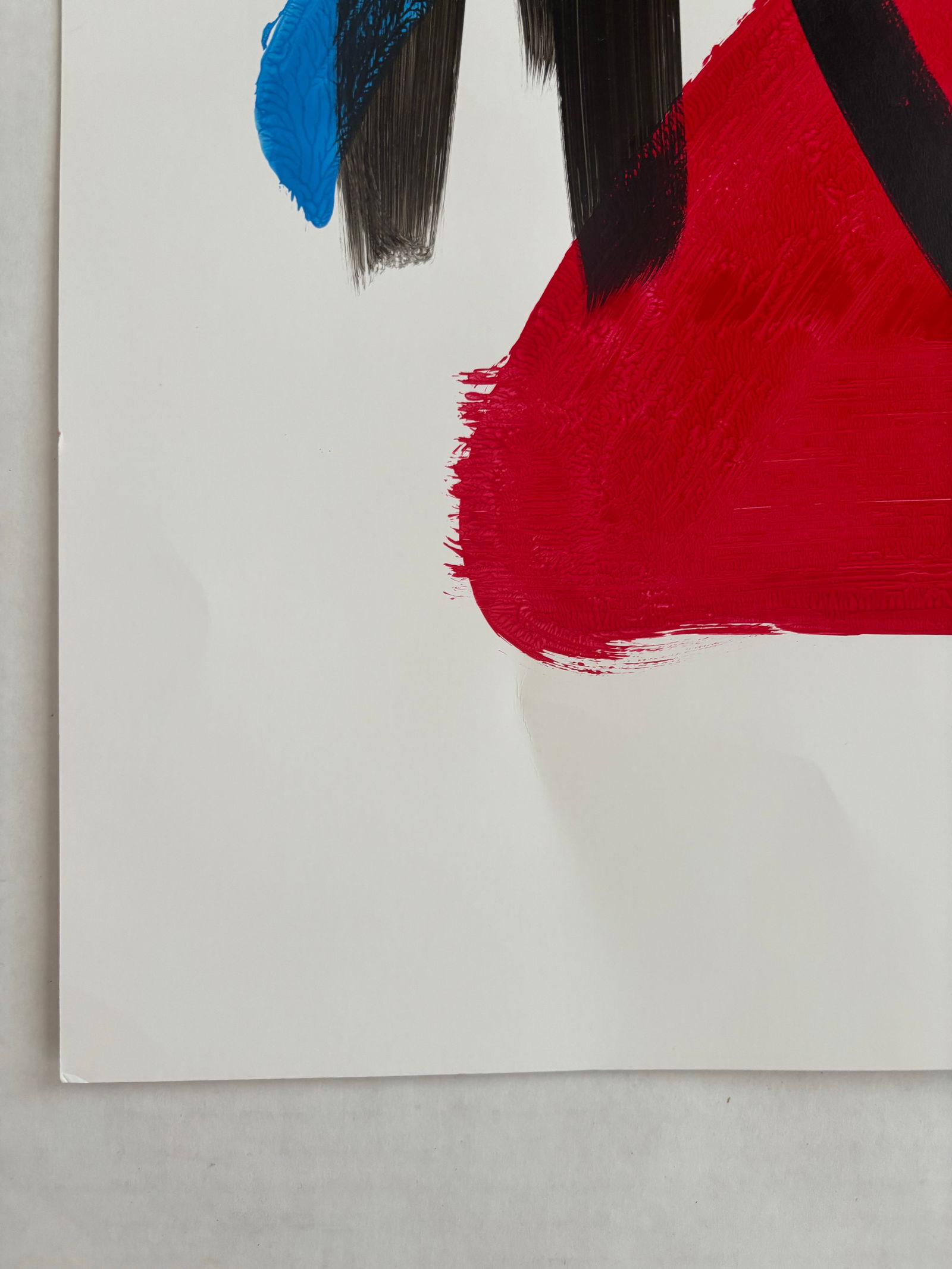 Late 20th Century Original Peter Keil Abstract Portrait Acrylic Painting - 3