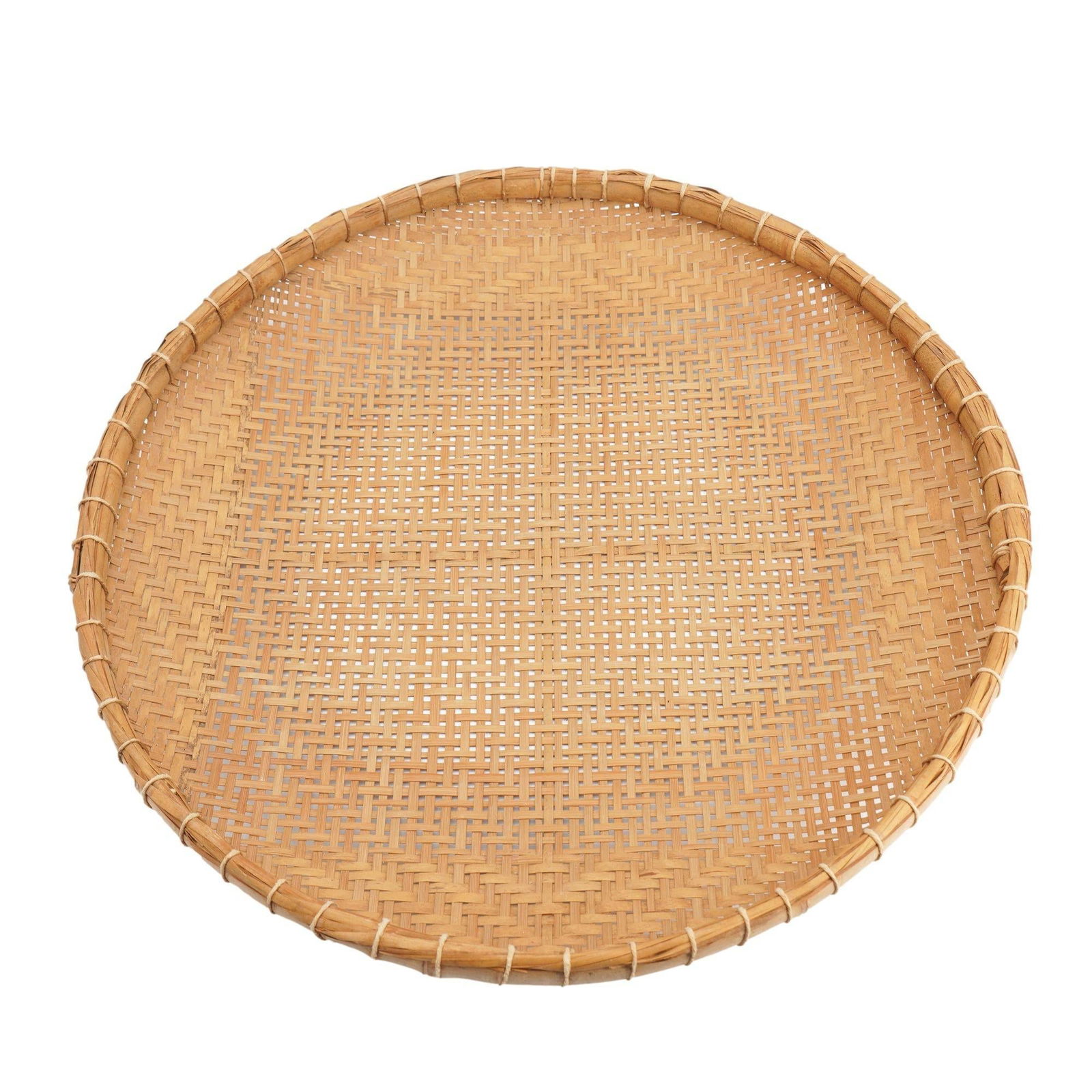 Filipino Bamboo Winnowing Basket, 1900's - 5