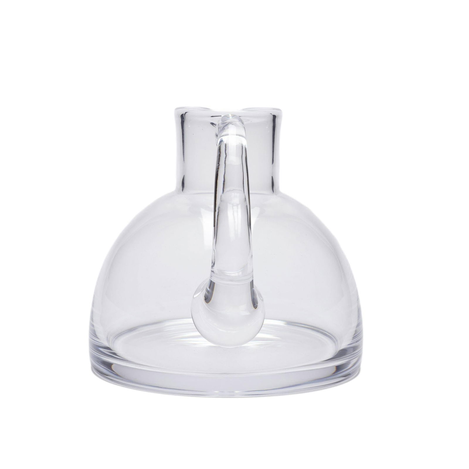 Hemispheric Crystal Pitcher With Applied Handle by Sèvres, C. 1970 - 3