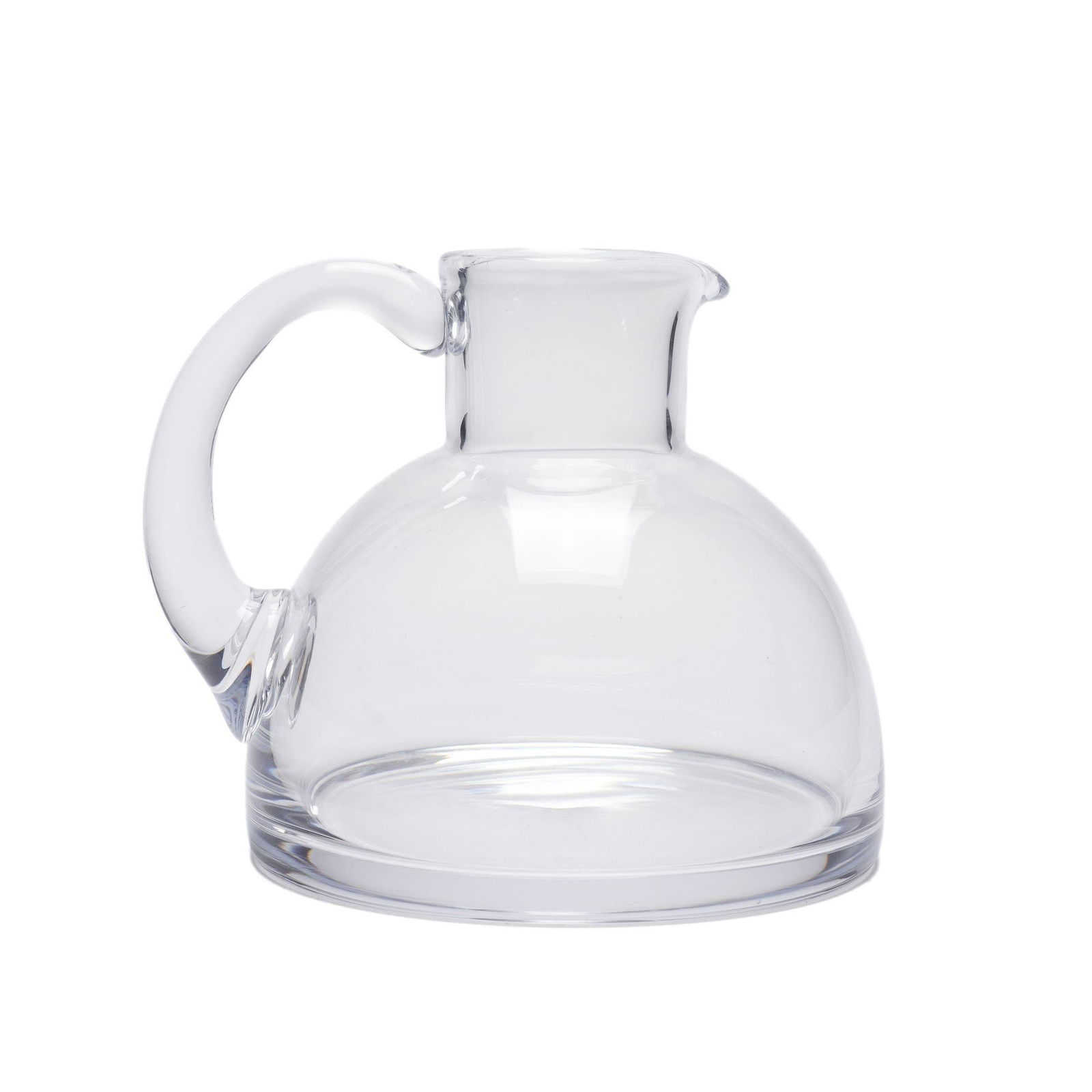 Hemispheric Crystal Pitcher With Applied Handle by Sèvres, C. 1970 - 5