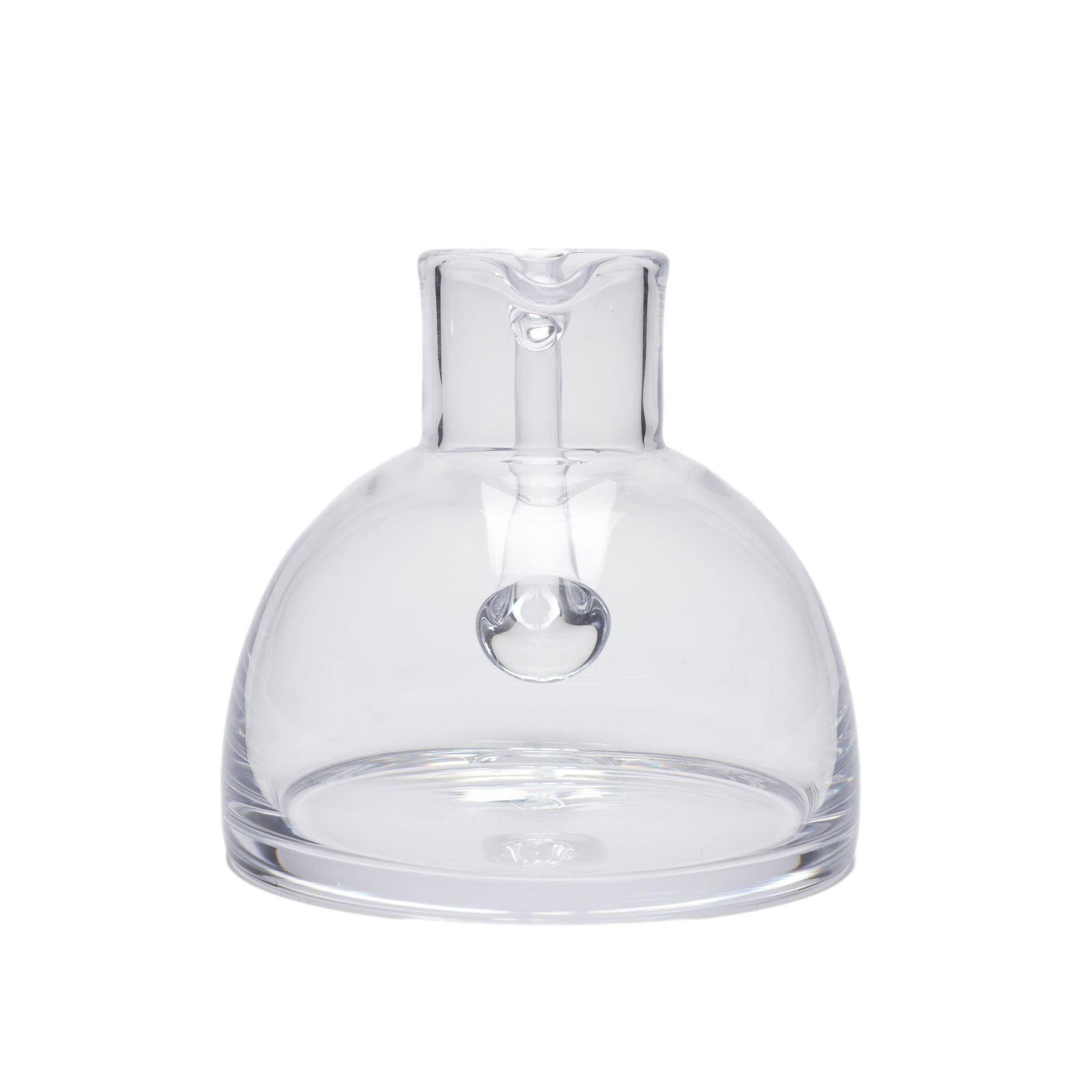 Hemispheric Crystal Pitcher With Applied Handle by Sèvres, C. 1970 - 7