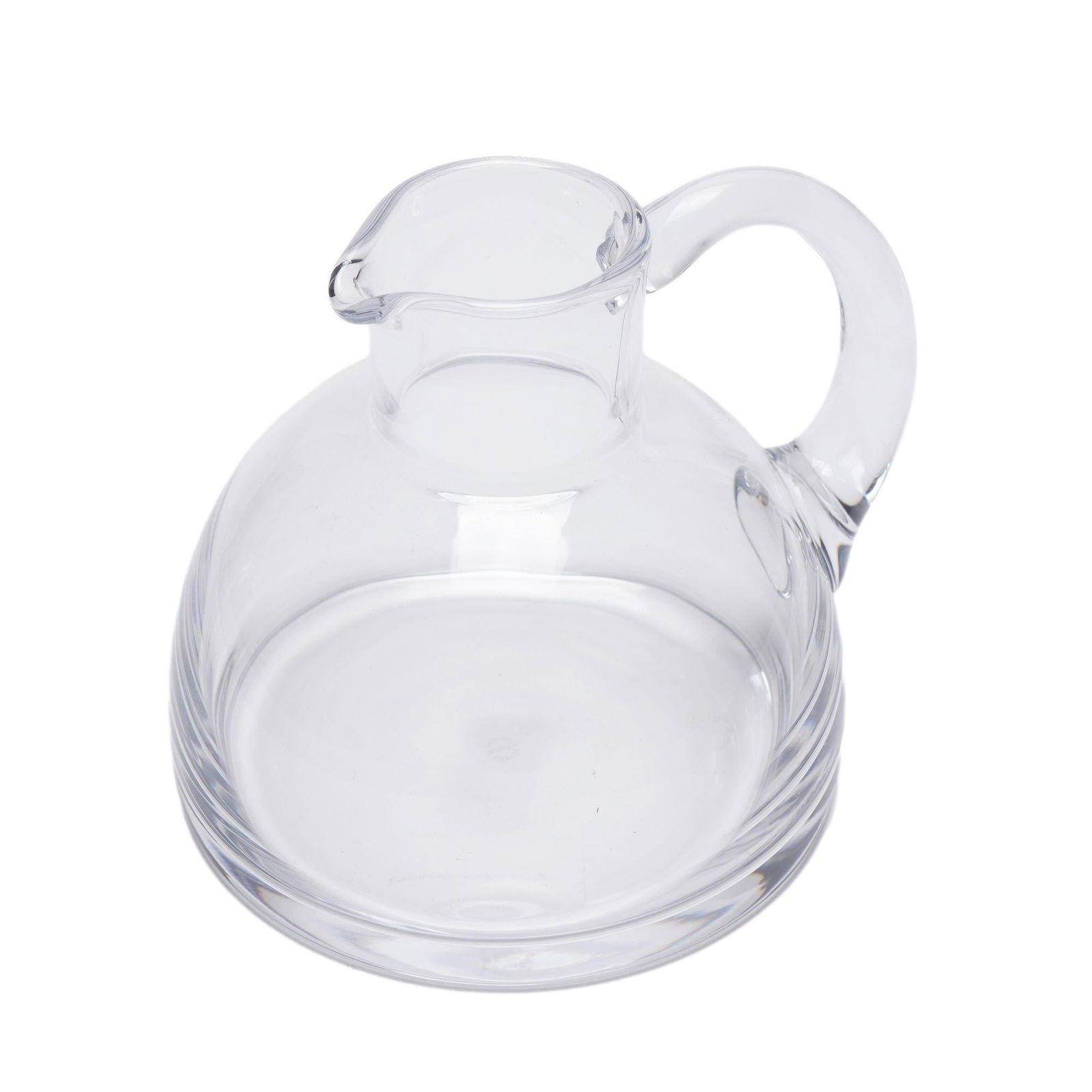 Hemispheric Crystal Pitcher With Applied Handle by Sèvres, C. 1970 - 9