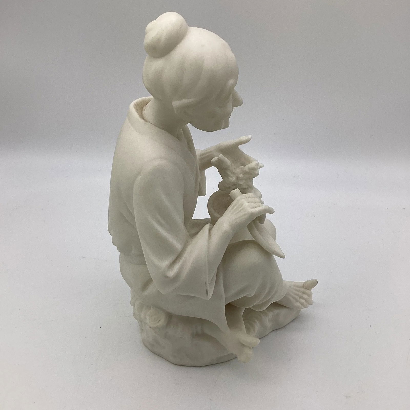 1950s China Ardalt Porcelain Asian Woman Lenwile Japanese Parisn Style Figurine - 4