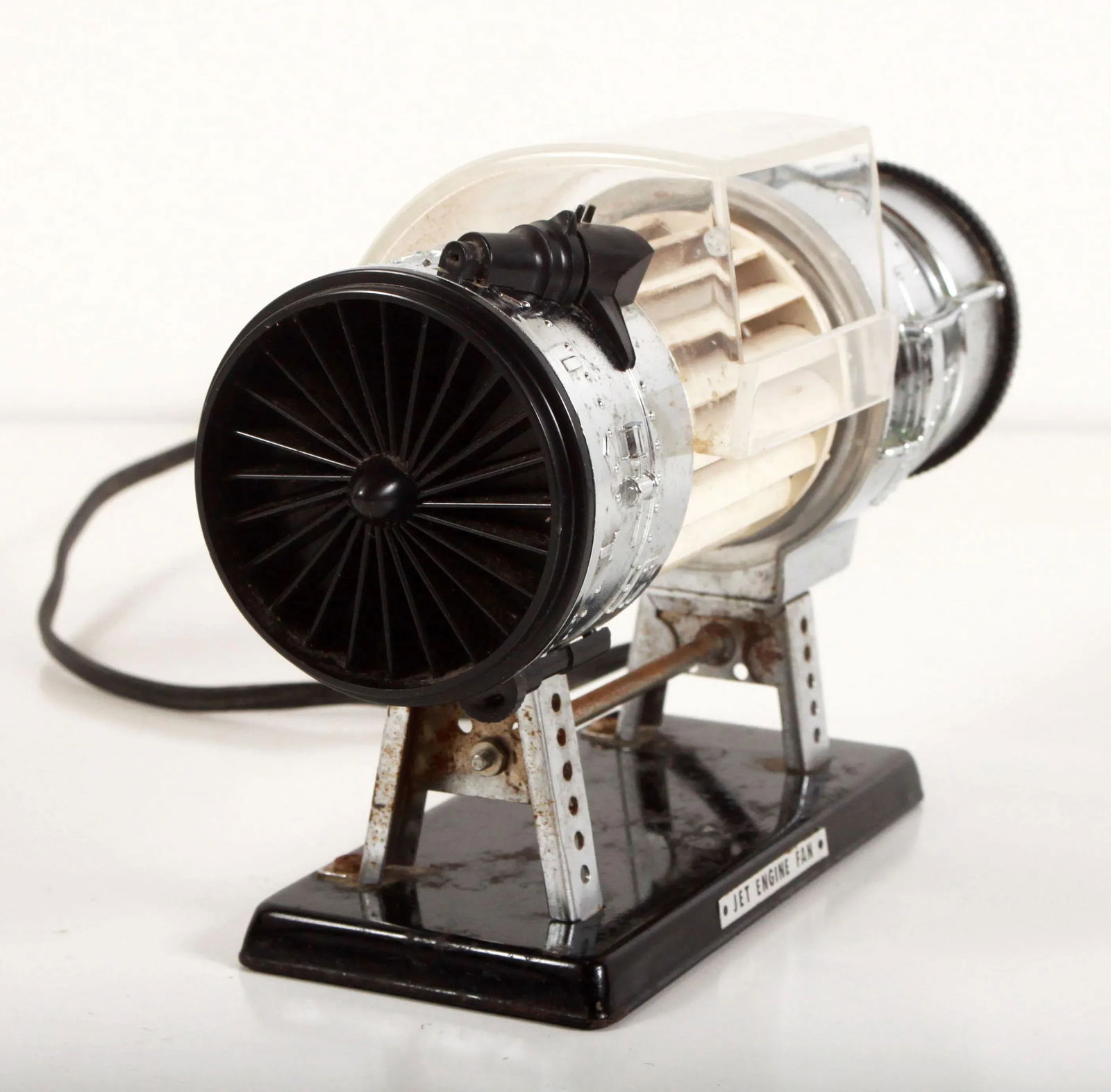 Vintage Mid Century Modern Model Jet Engine Desk Fan - 6