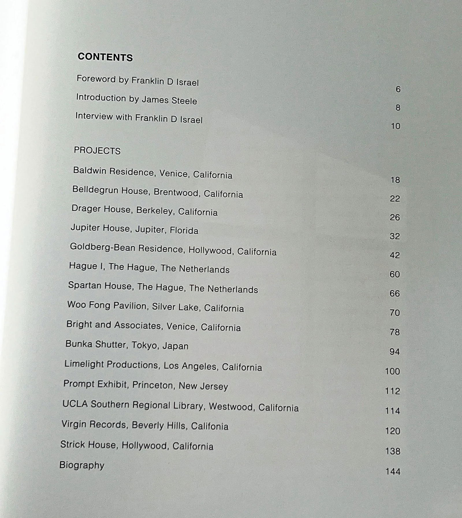 Franklin D. Israel Architectural Monographs No. 34 Book c.1994 - 4