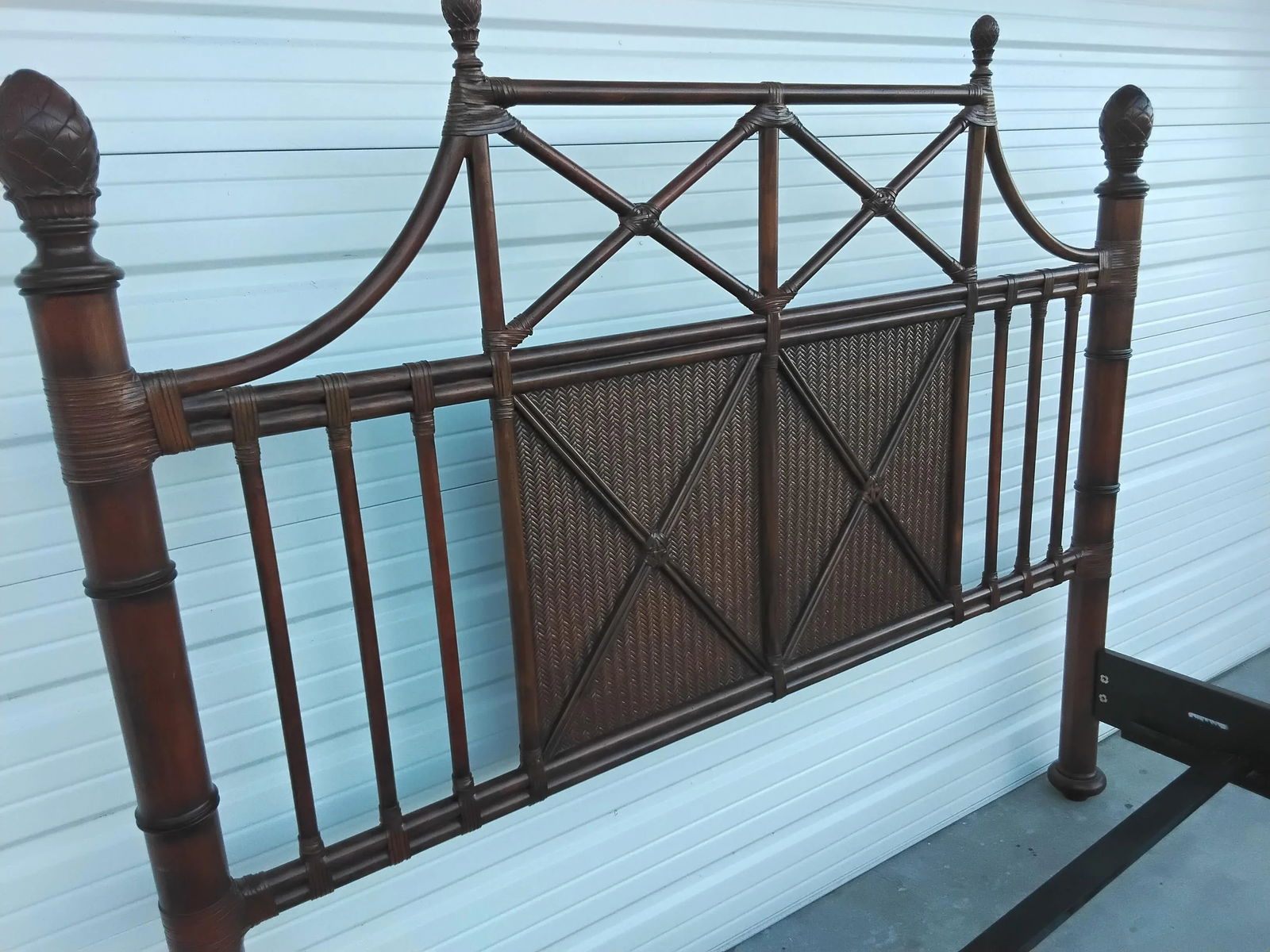 British Colony King Bamboo Bed - 4