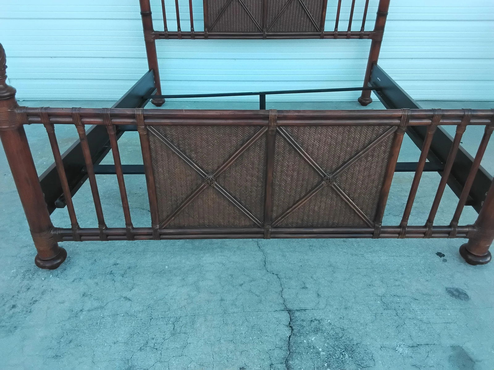 British Colony King Bamboo Bed - 6