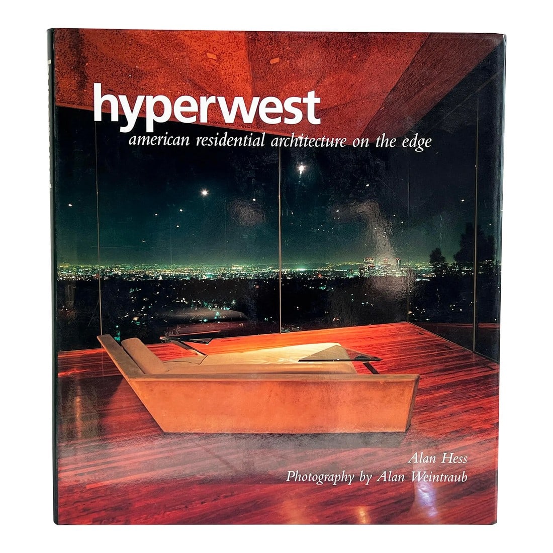 Hyperwest - American Residential Architecture on the Edge Hardcover Coffee Table Book c.1996: A striking visual exploration of cutting-edge residential architecture in the American West, Hyperwest showcases homes that push the boundaries of modern design. Written by Alan Hess, with stunning