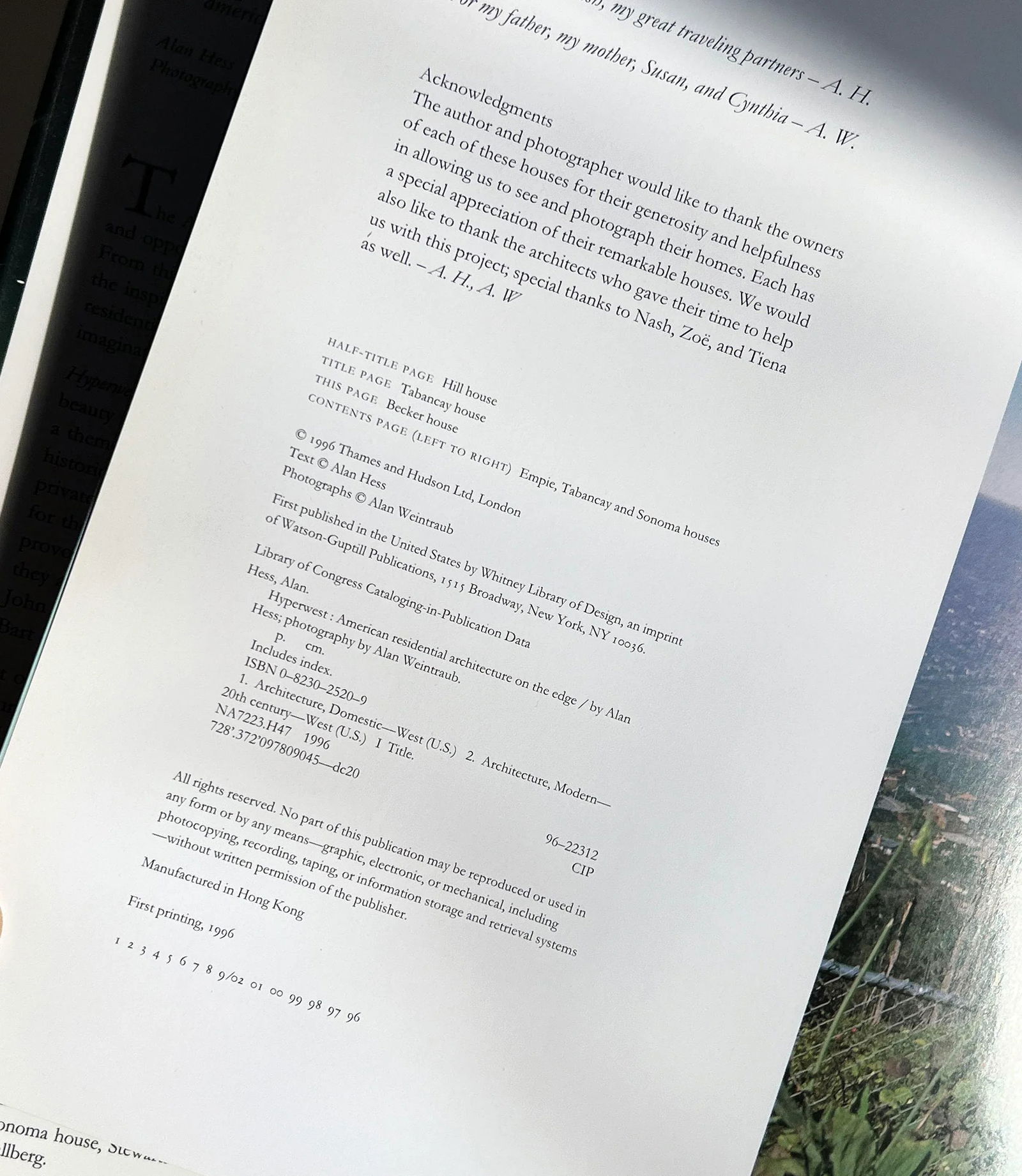 Hyperwest - American Residential Architecture on the Edge Hardcover Coffee Table Book c.1996 - 7