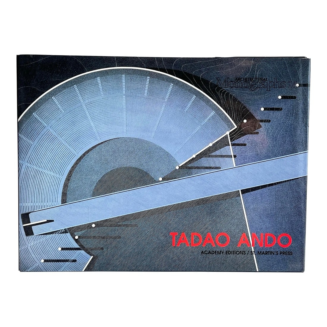 Tadao Ando - Architectural Monographs No. 14 Japanese Modern Coffee Table Book: A stunning monograph on the work of Tadao Ando, one of Japan's most celebrated architects, known for his mastery of concrete, light, and spatial harmony. This volume, part of the Architectural