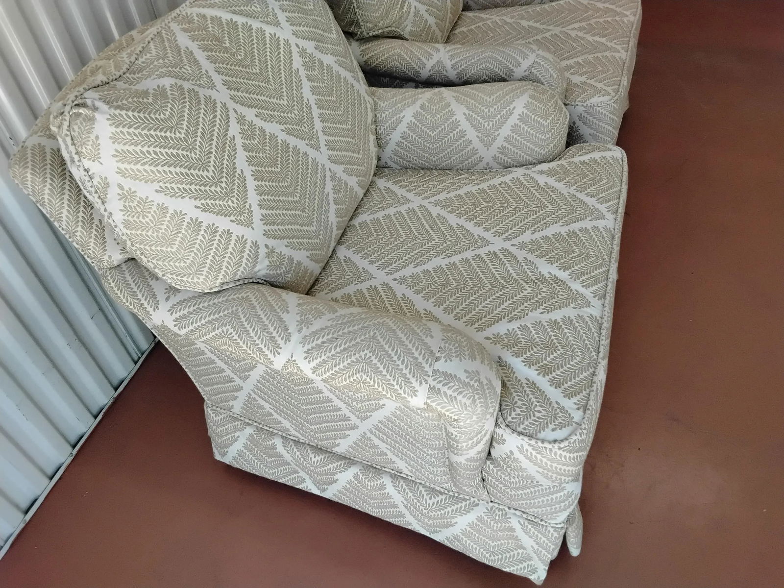 1980s English Arm George Smith Style Club Chairs- Set of 2 - 5