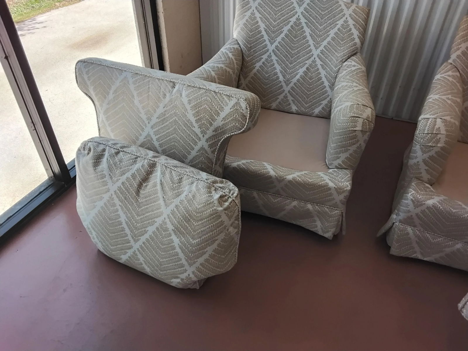 1980s English Arm George Smith Style Club Chairs- Set of 2 - 8