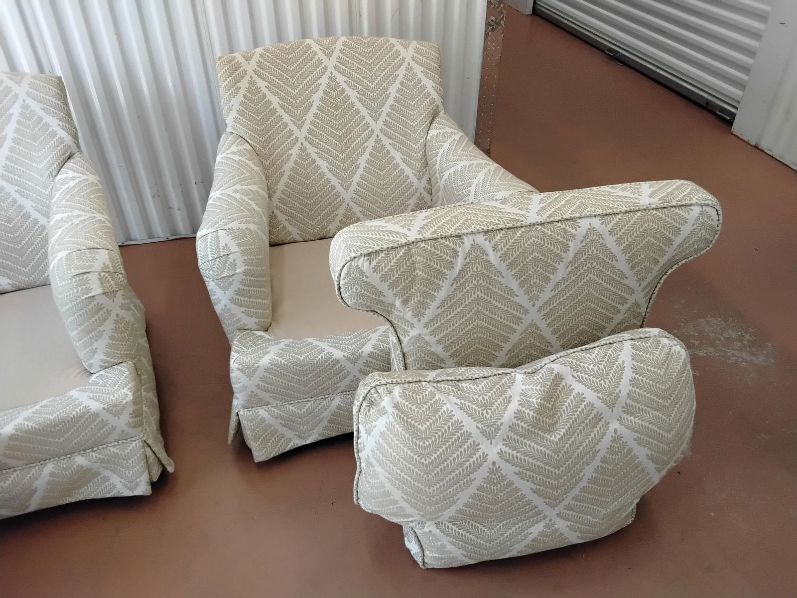 1980s English Arm George Smith Style Club Chairs- Set of 2 - 9
