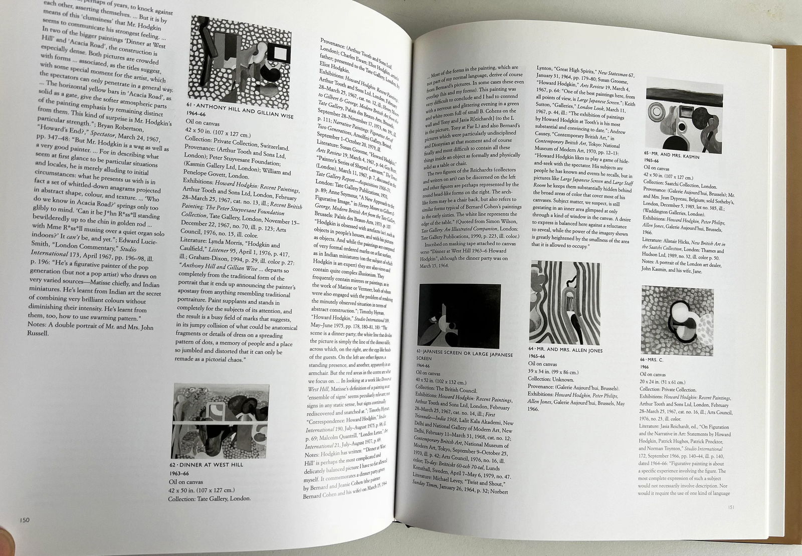 Vintage Howard Hodgkin Paintings Coffee Table Book - 4