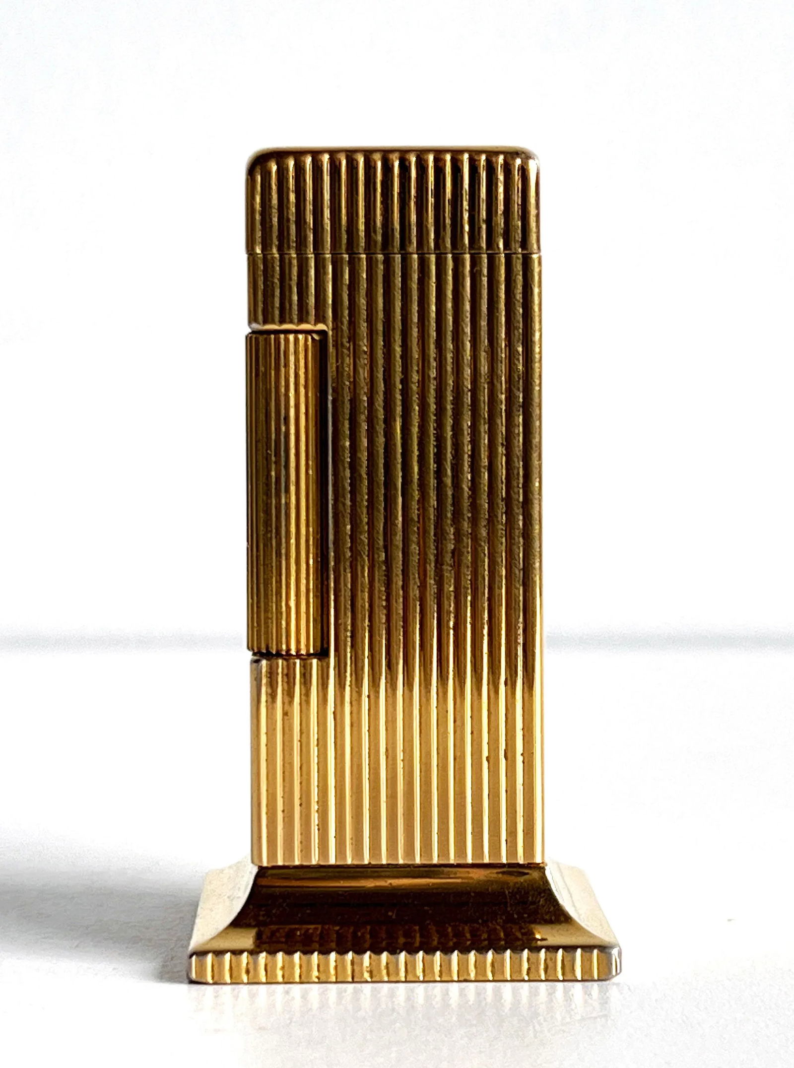 Vintage Dunhill Gold Tone "Rollalite" Table Lighter - 2