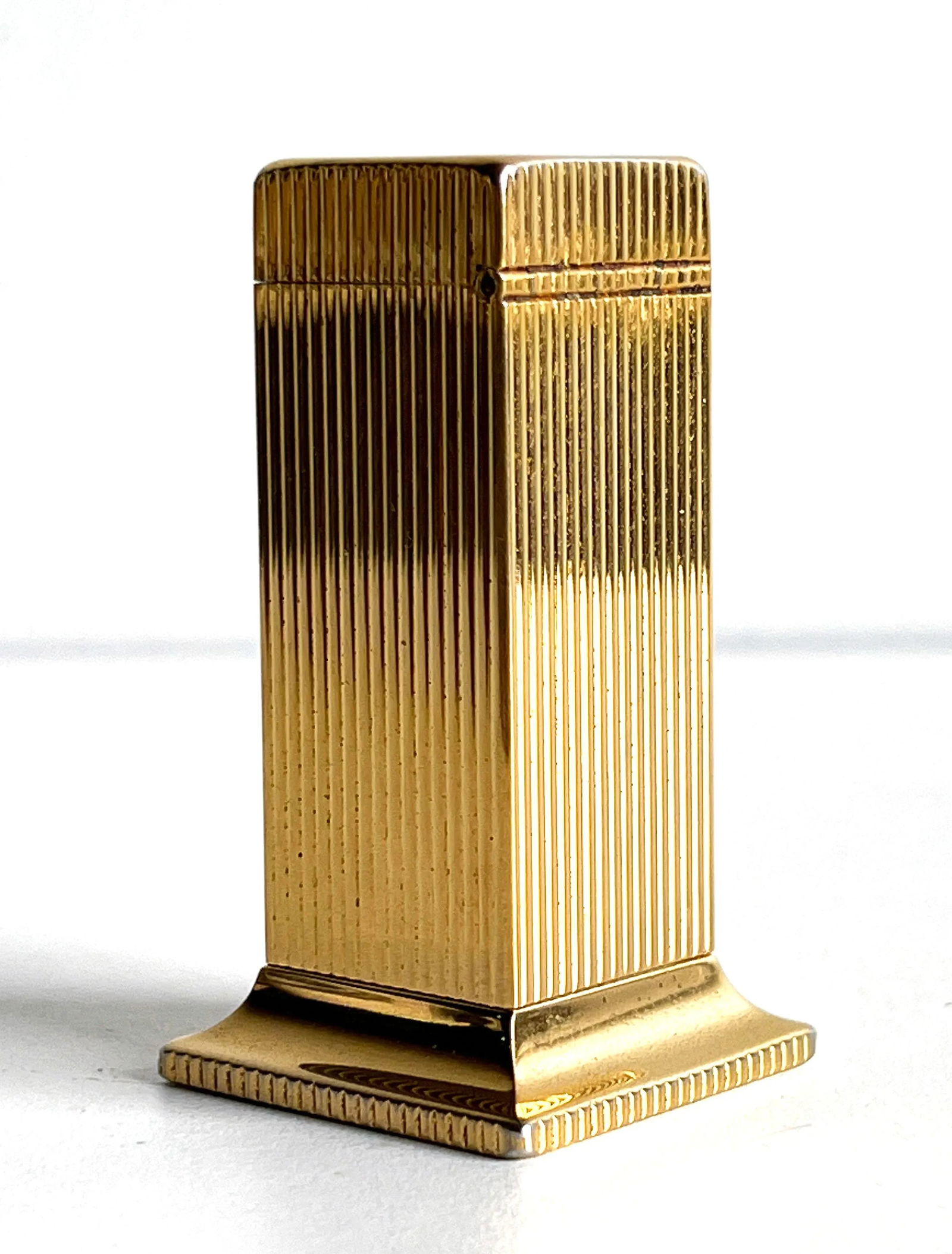 Vintage Dunhill Gold Tone "Rollalite" Table Lighter - 4