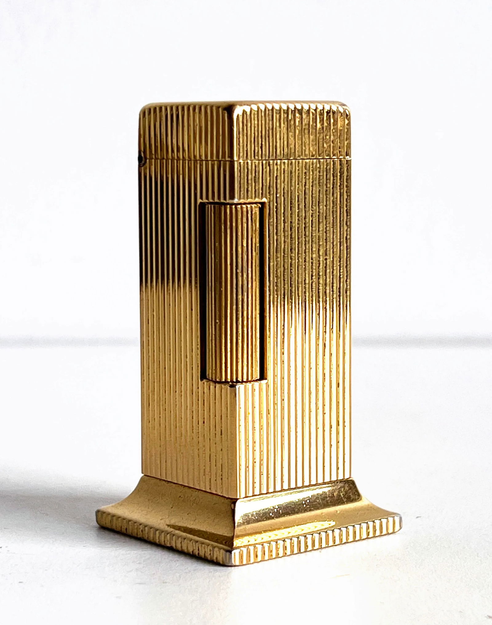 Vintage Dunhill Gold Tone "Rollalite" Table Lighter - 6