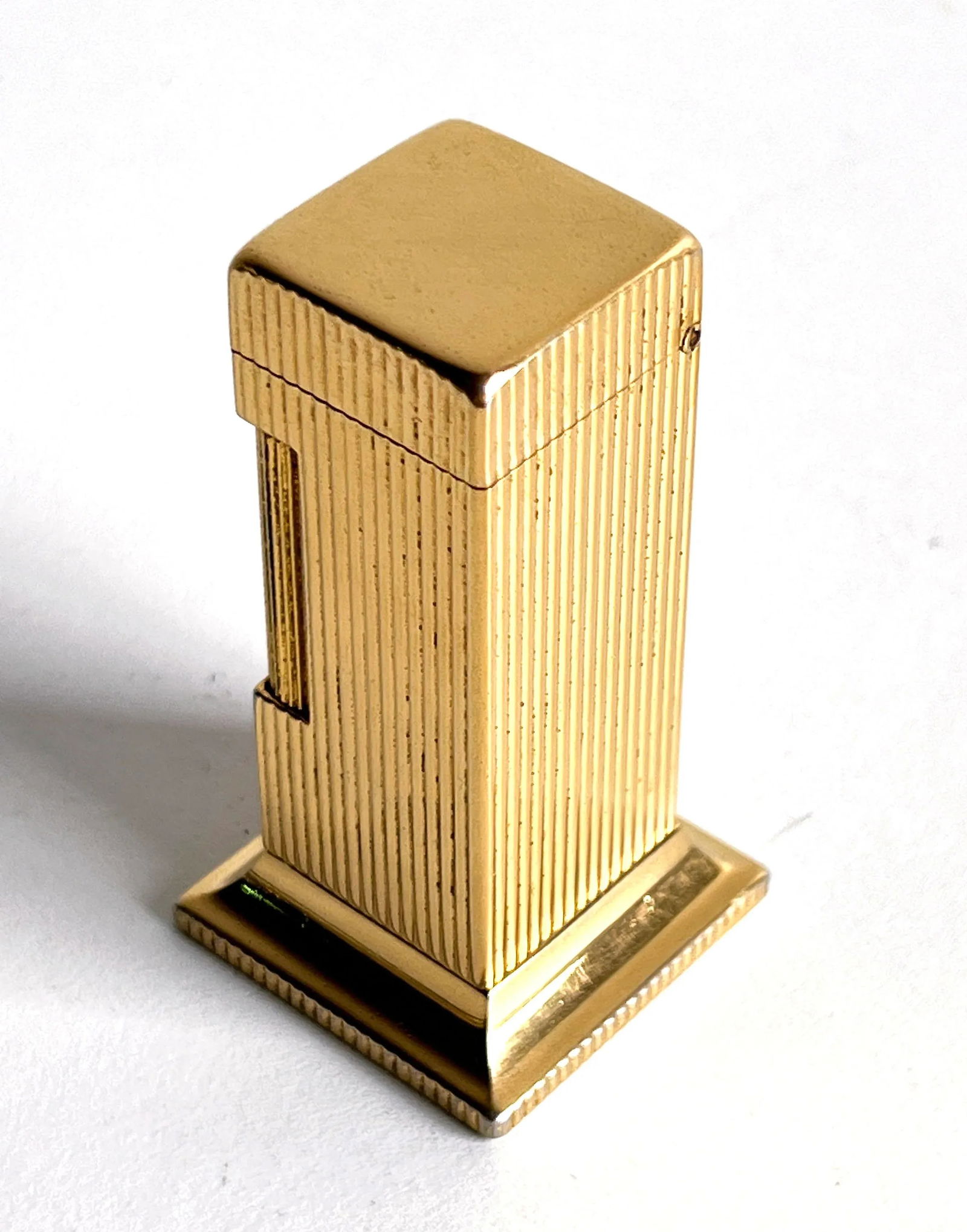 Vintage Dunhill Gold Tone "Rollalite" Table Lighter - 9