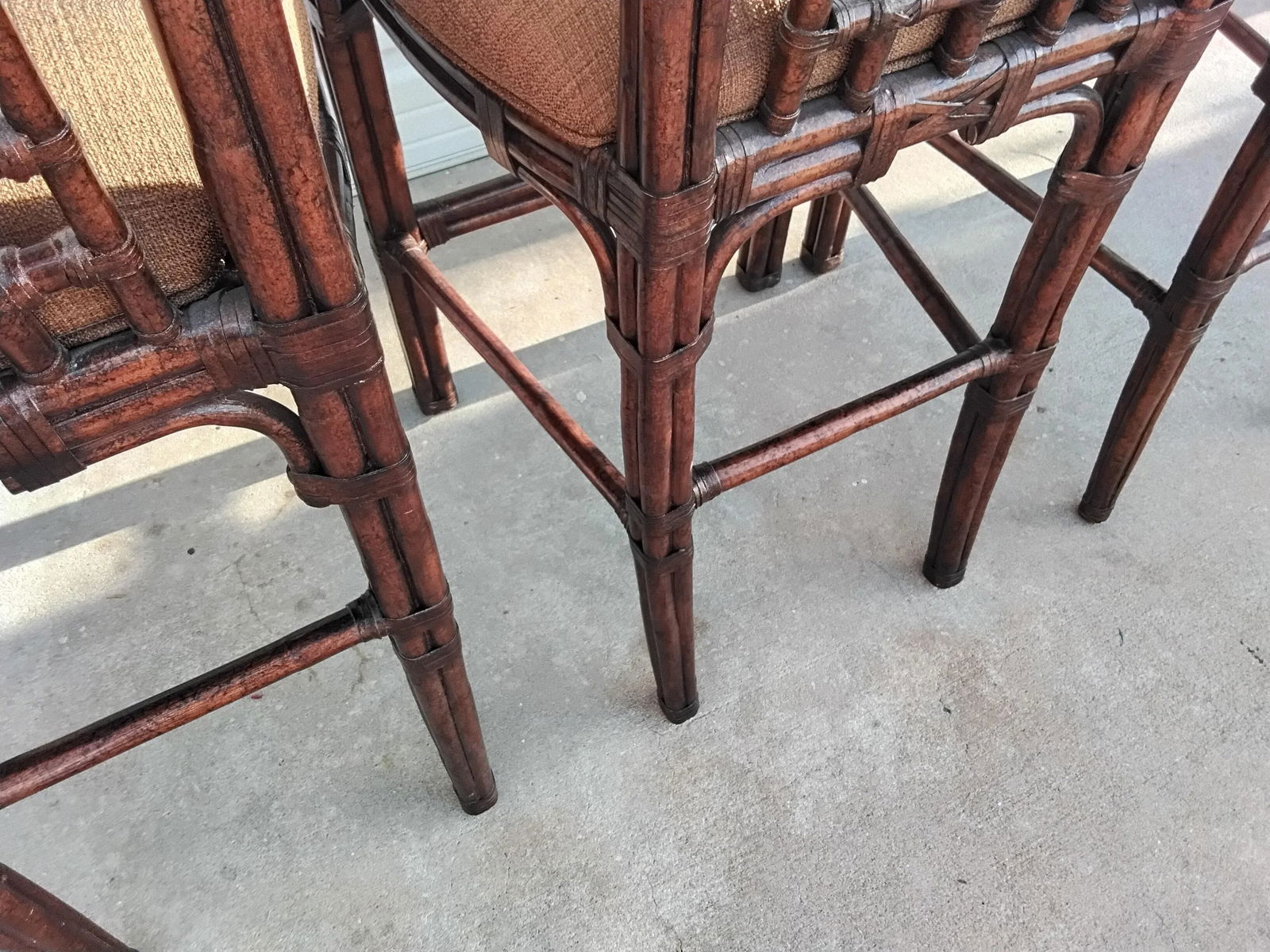 Lexington Furniture Tropical Chinoiserie Armless Bar Stools - Set of 3 - 7