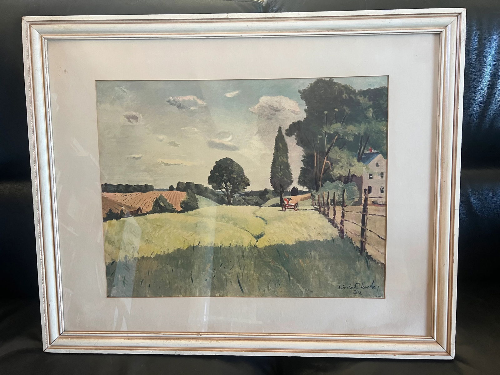 Springtime in Virginia by Nicolai Cikovsky, Original Print - Framed - 6