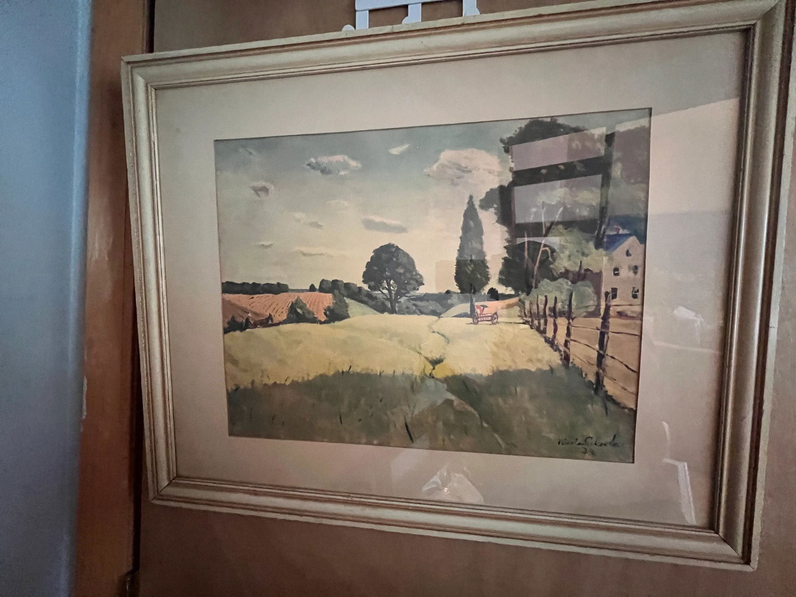 Springtime in Virginia by Nicolai Cikovsky, Original Print - Framed - 9