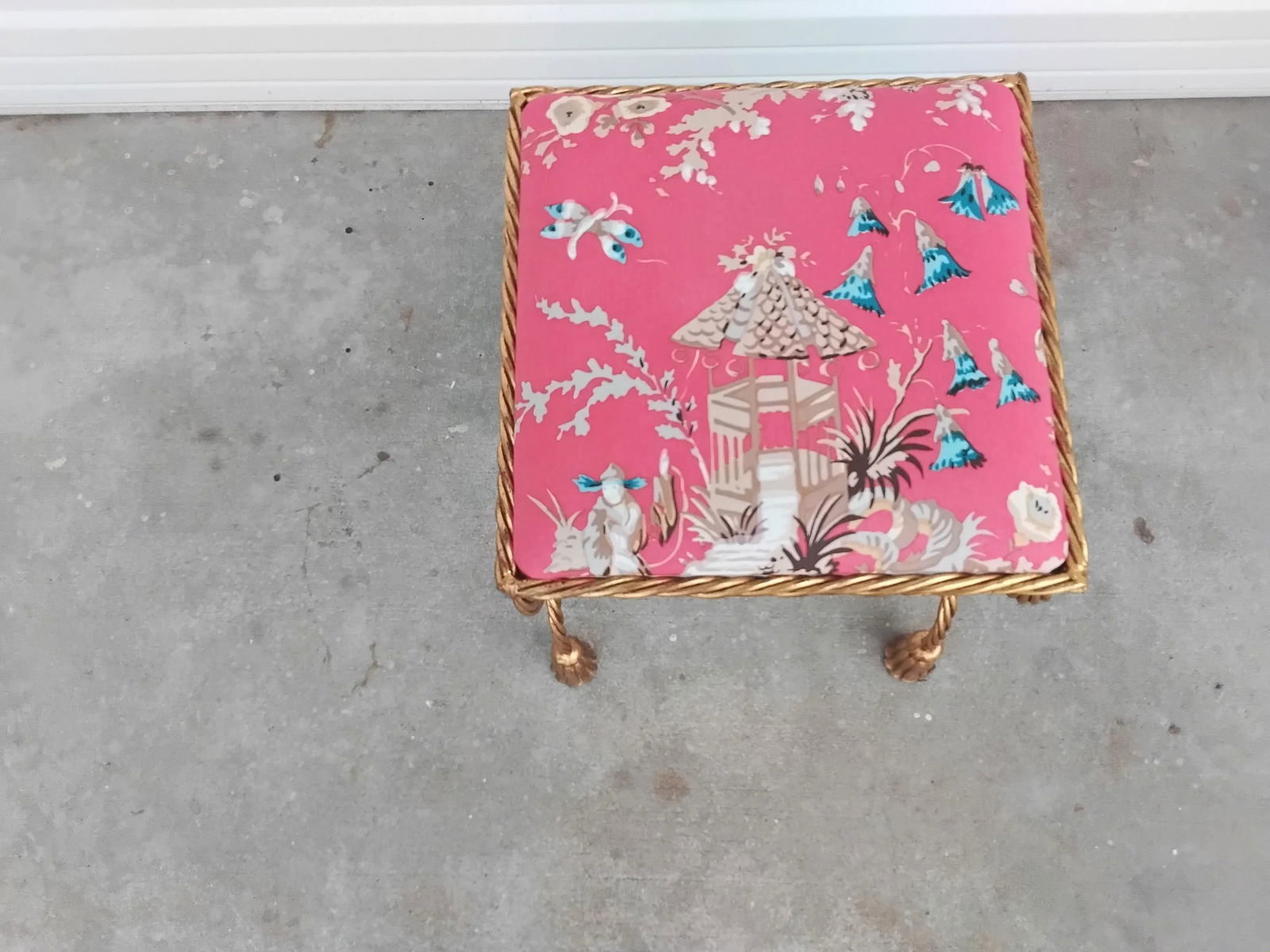 1970s Italian Iron Gilded Bench - 2