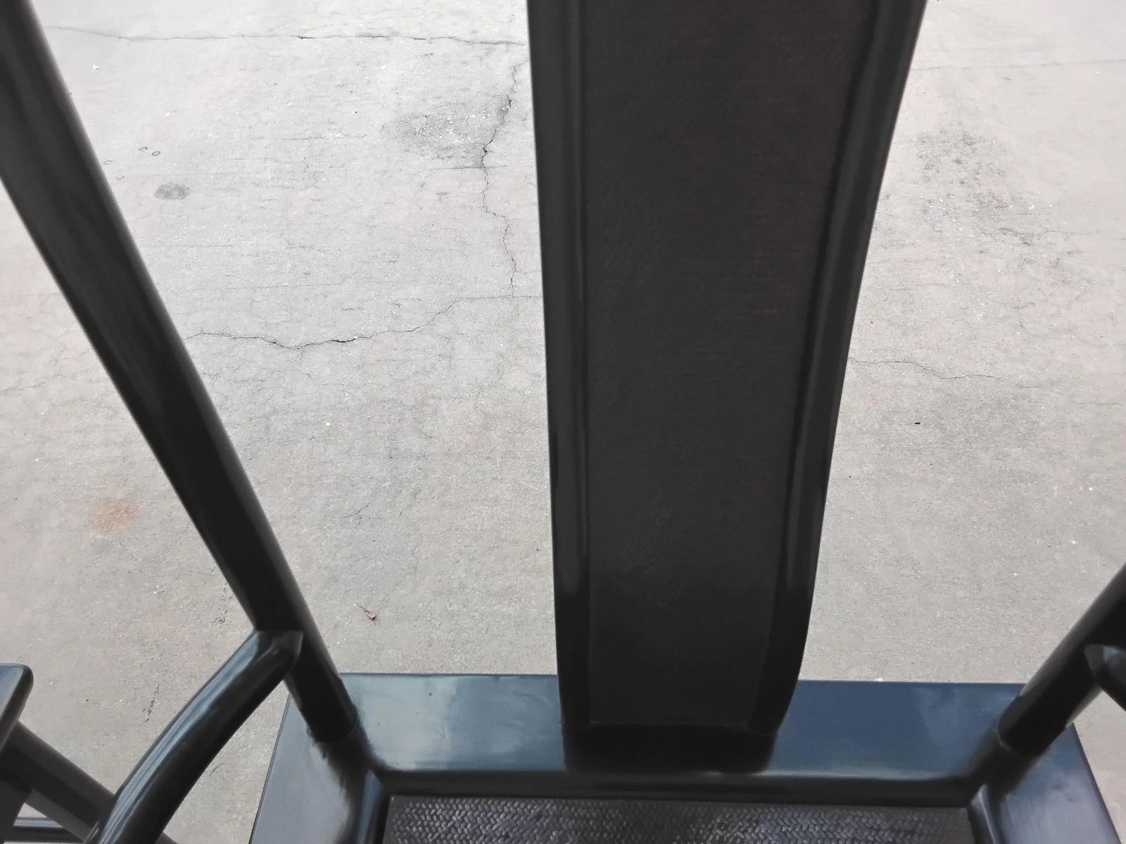 1980s Chinese Yoke Back Lacquer Chairs - Set of 2 - 8