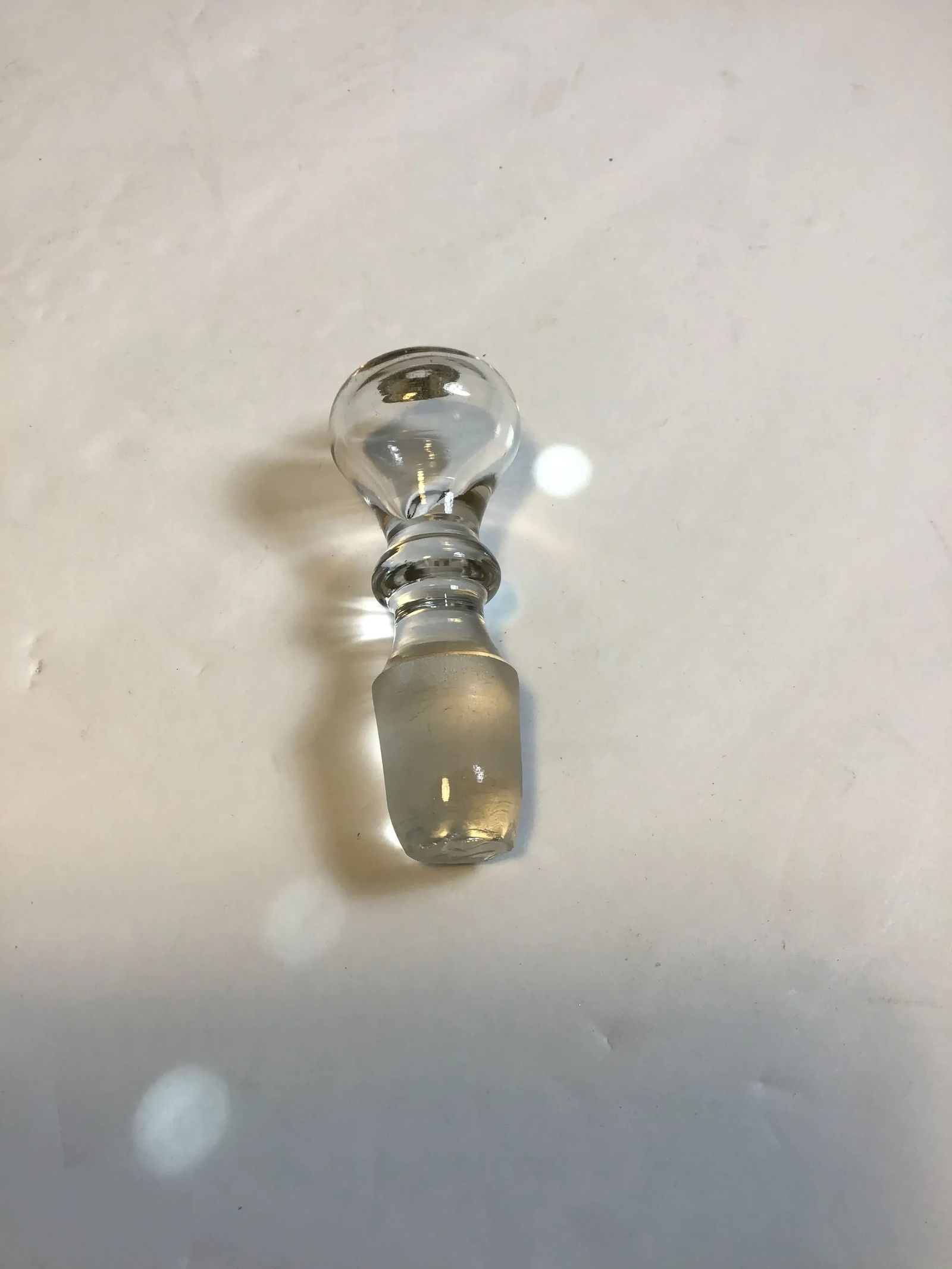 Glass Carafe With Glasses Enamel Hand Blown Hand Vintage Enamelware Painted Glass Decanter Cordial G - 9