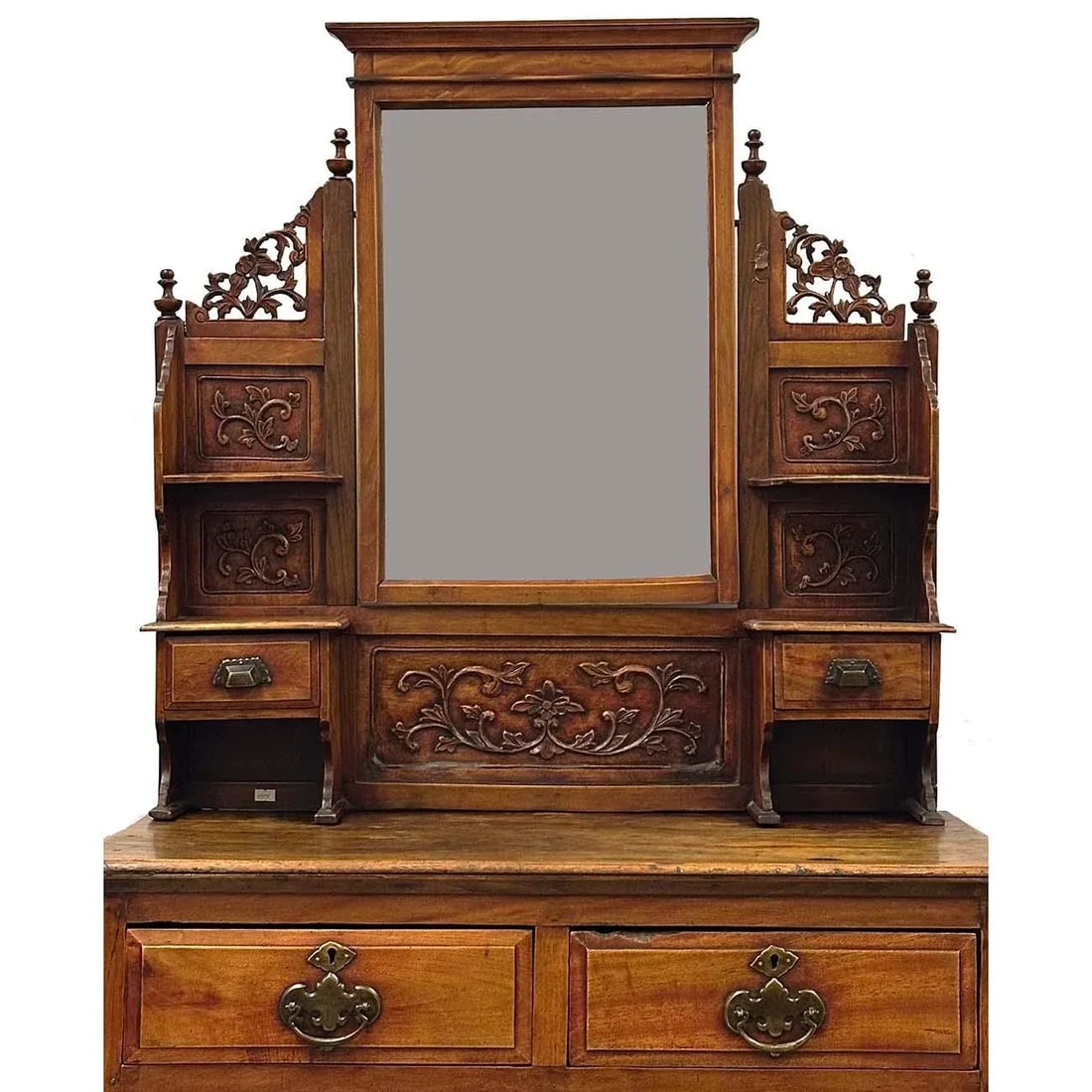Early 20th-Century Chinese Carved Dresser With American Style Influence - 4